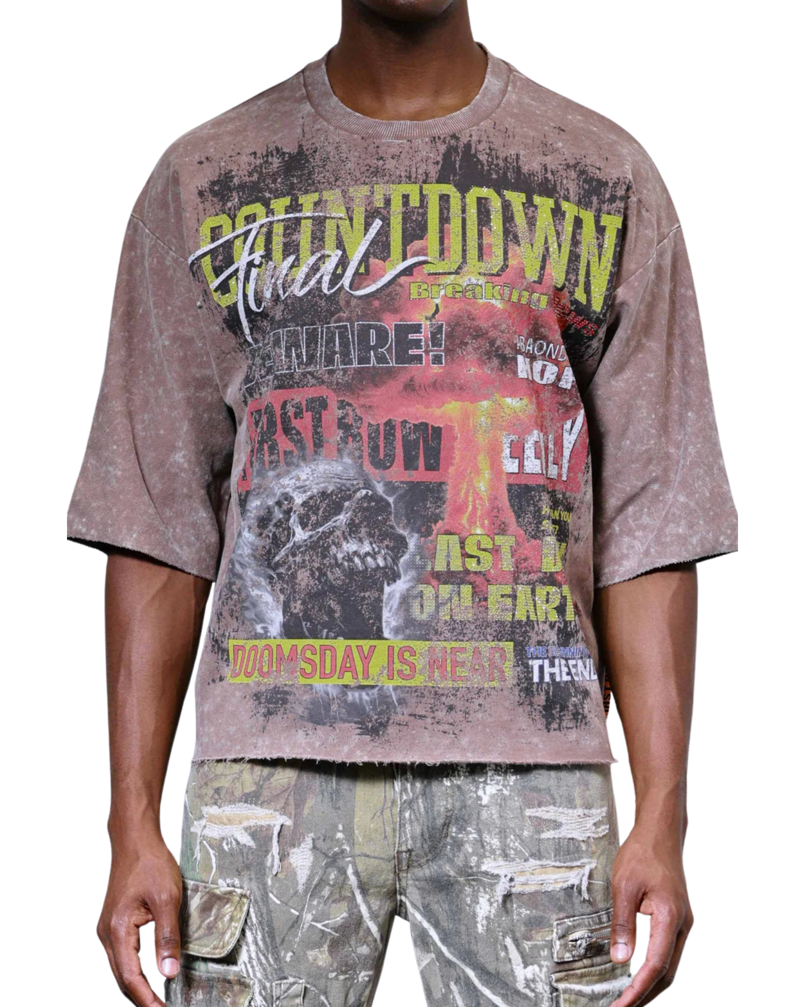 Countdown Cropped Shirt