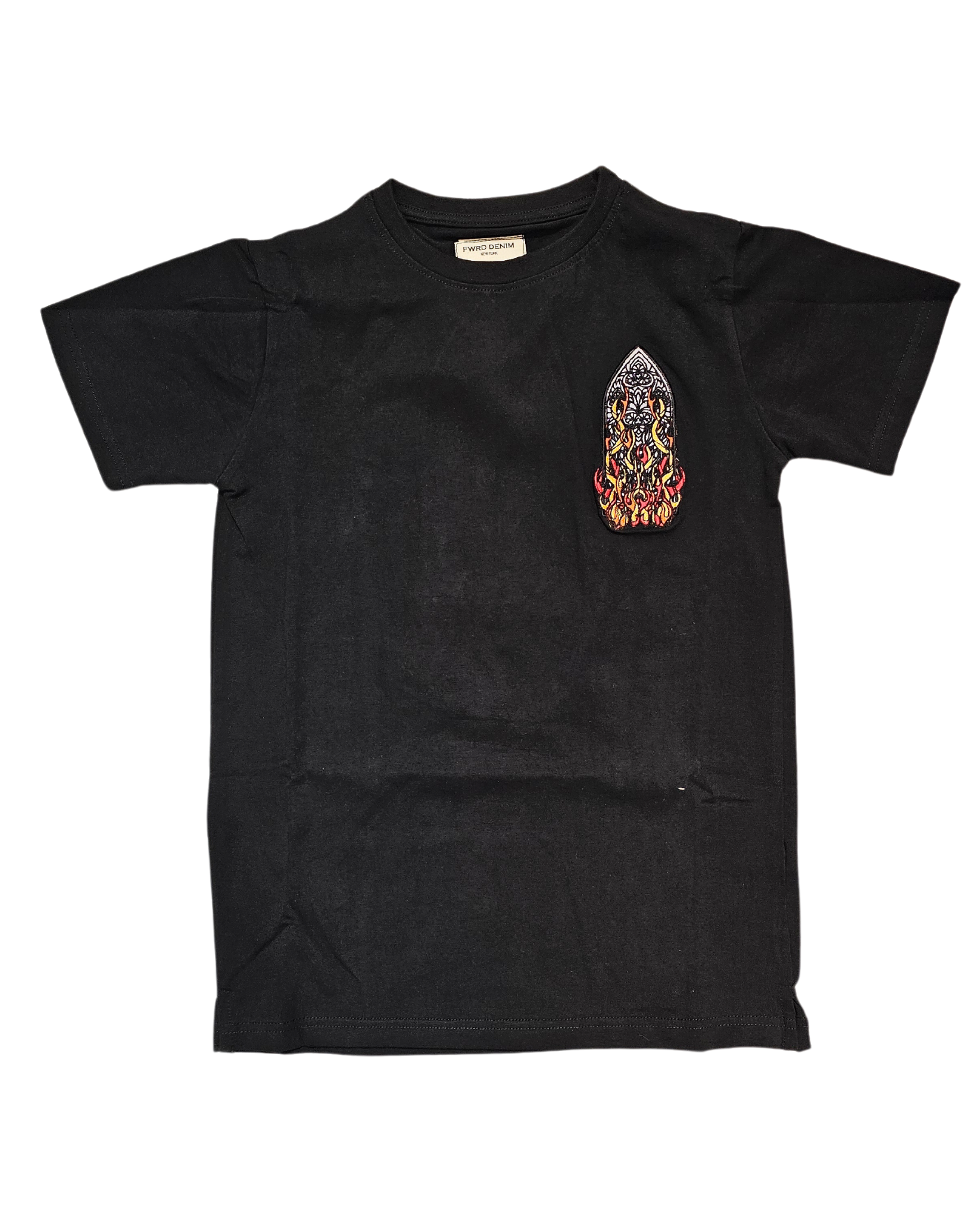Kids Flamin' Stained Glass Shirt