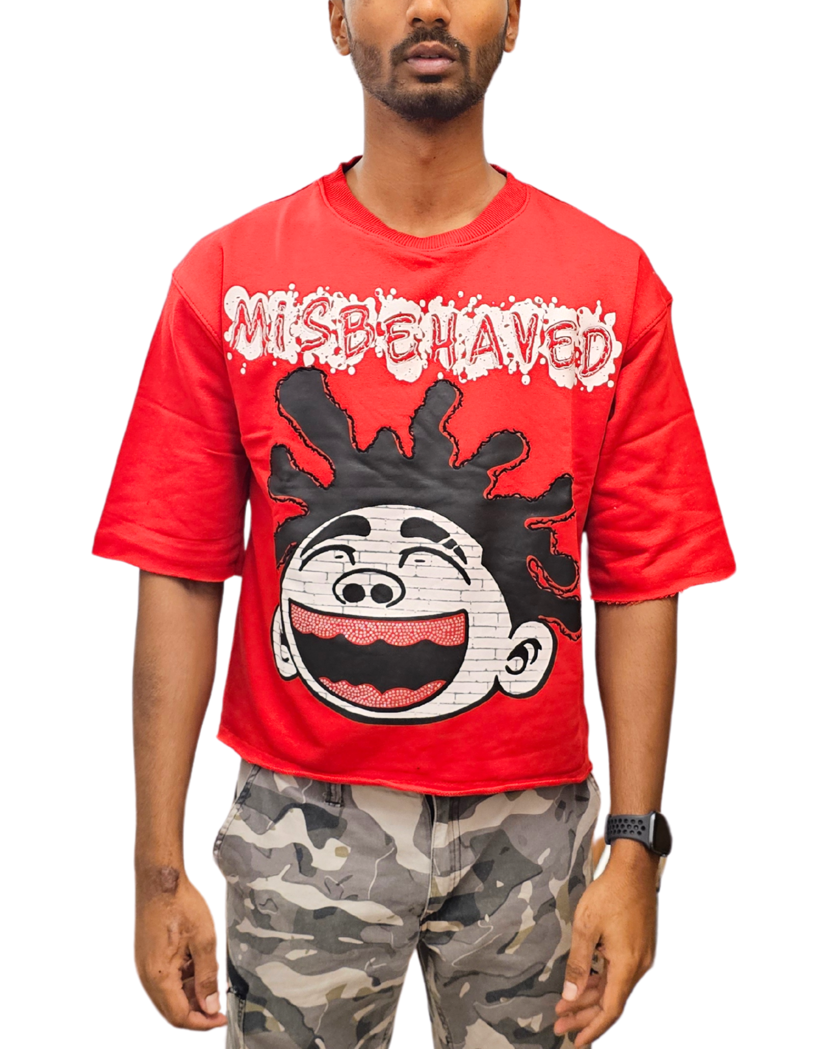 Misbehave Cropped Shirt