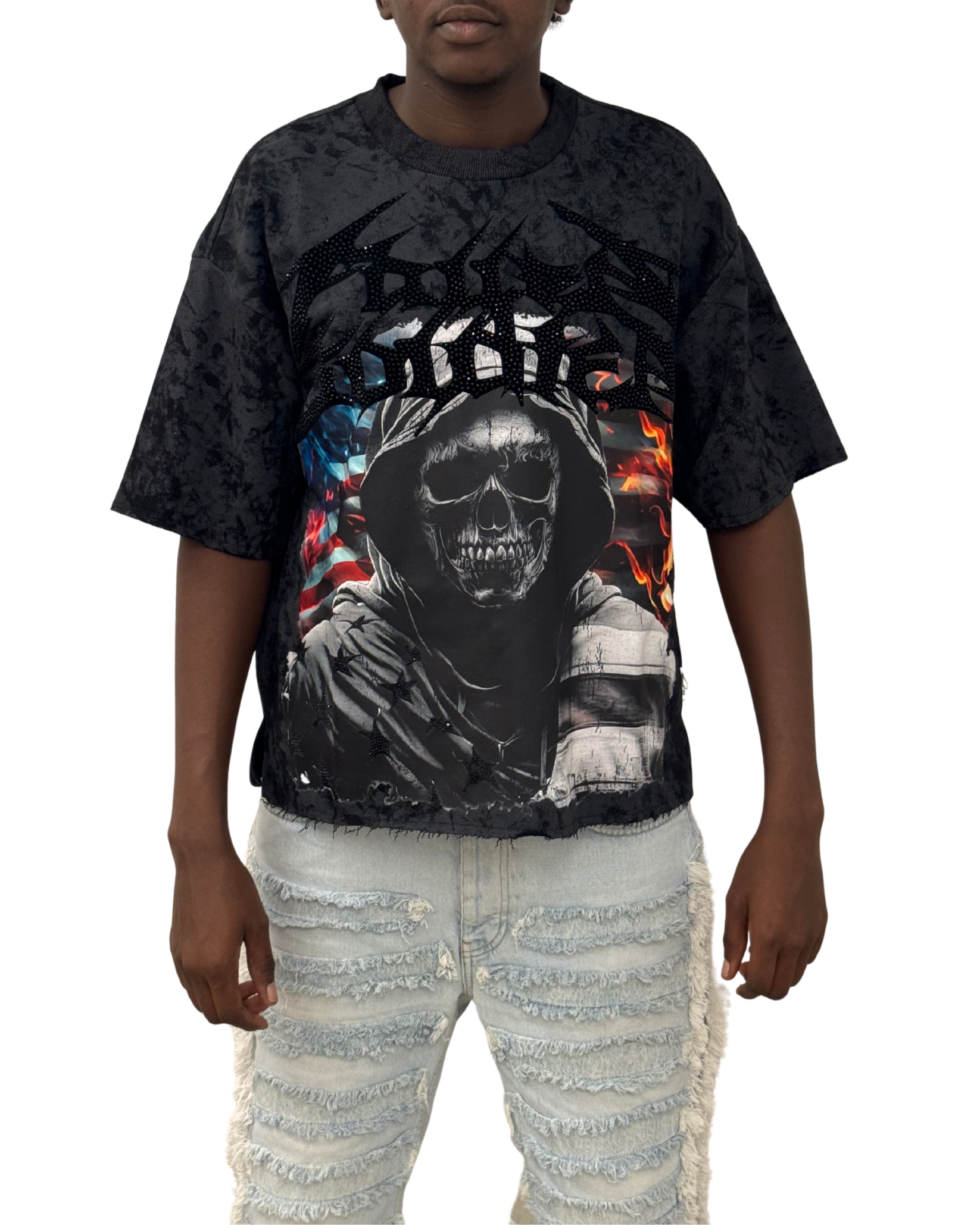 Skull And Flames Shirt