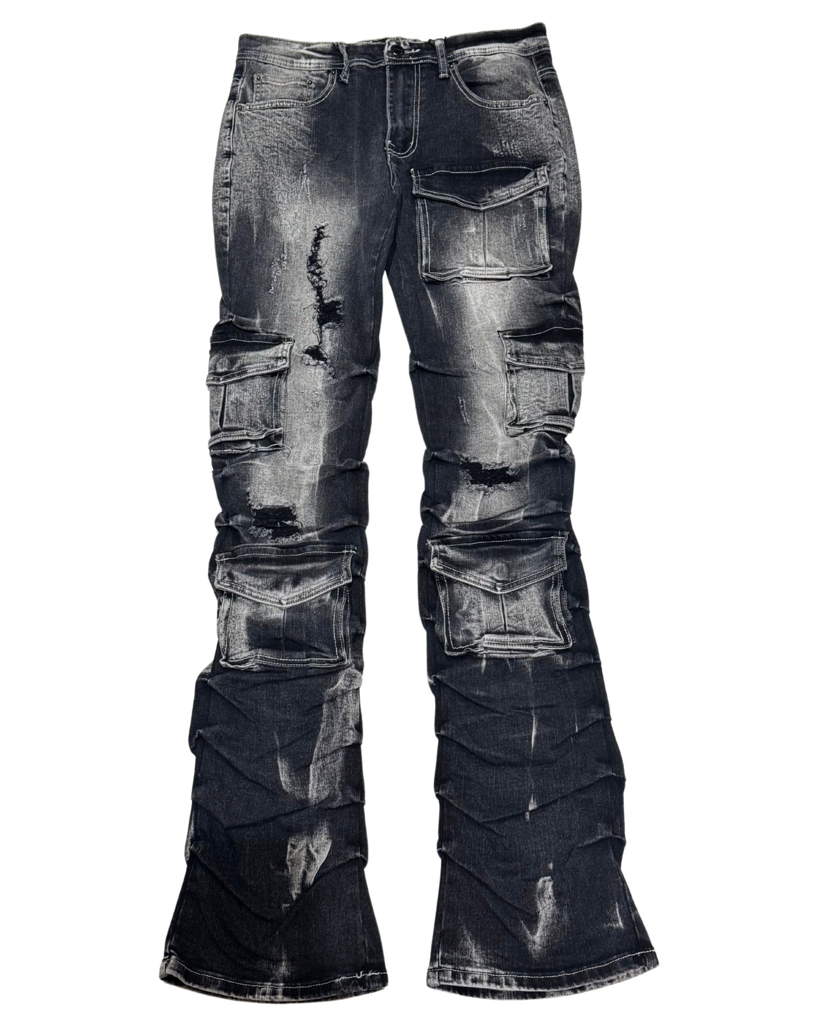 Stacked Denim Cargo Jean KD2056