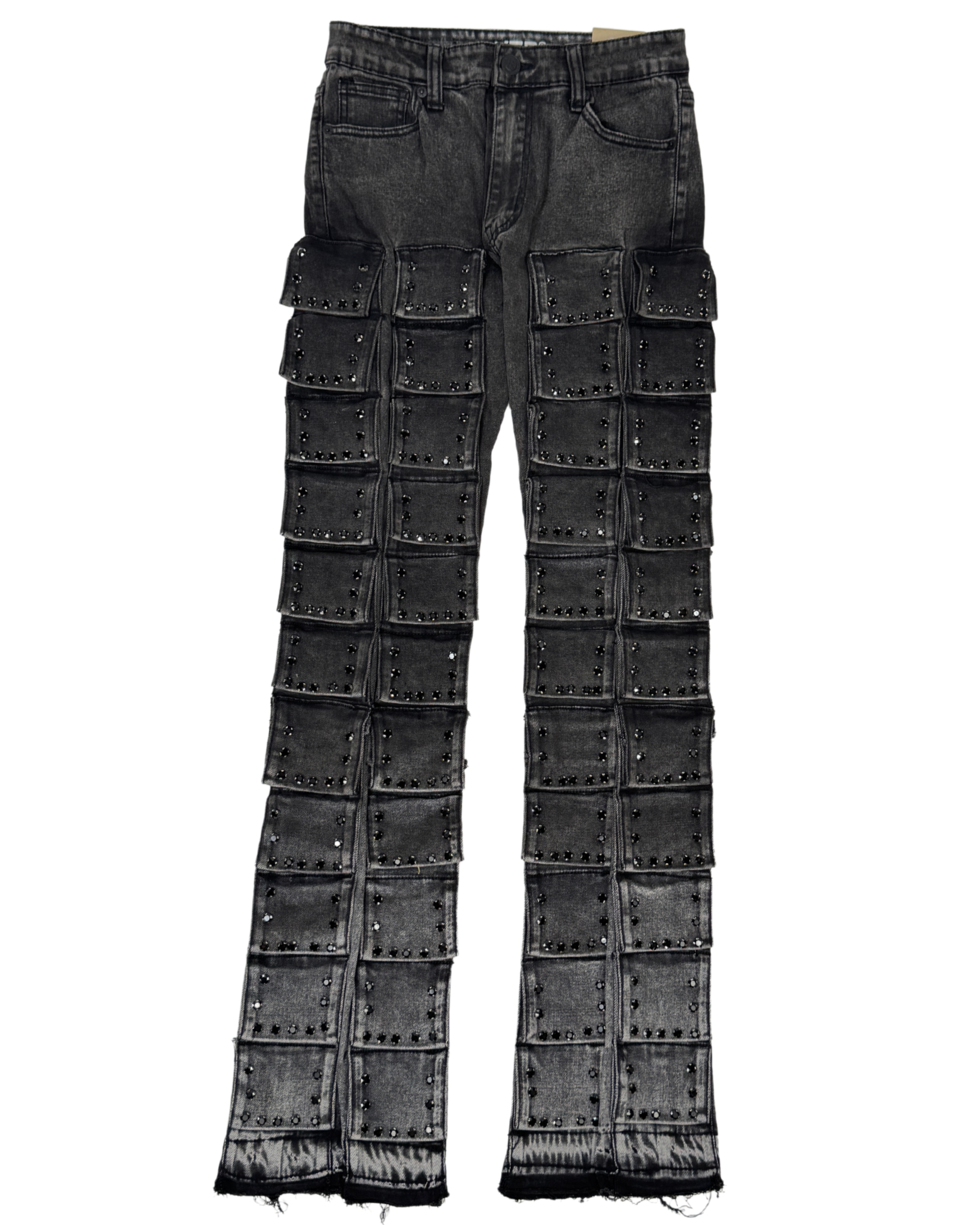 Stacked Flare Fit Jeans T5019