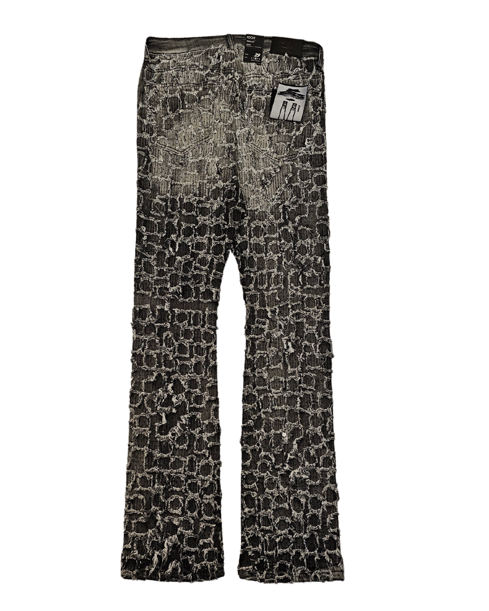 Stacked Rhinestone Jean 5248