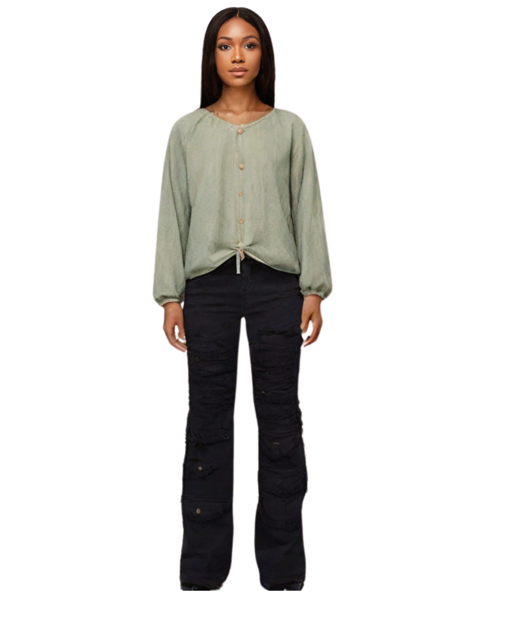 Fray Edge  Cargo Stack Jean 513026