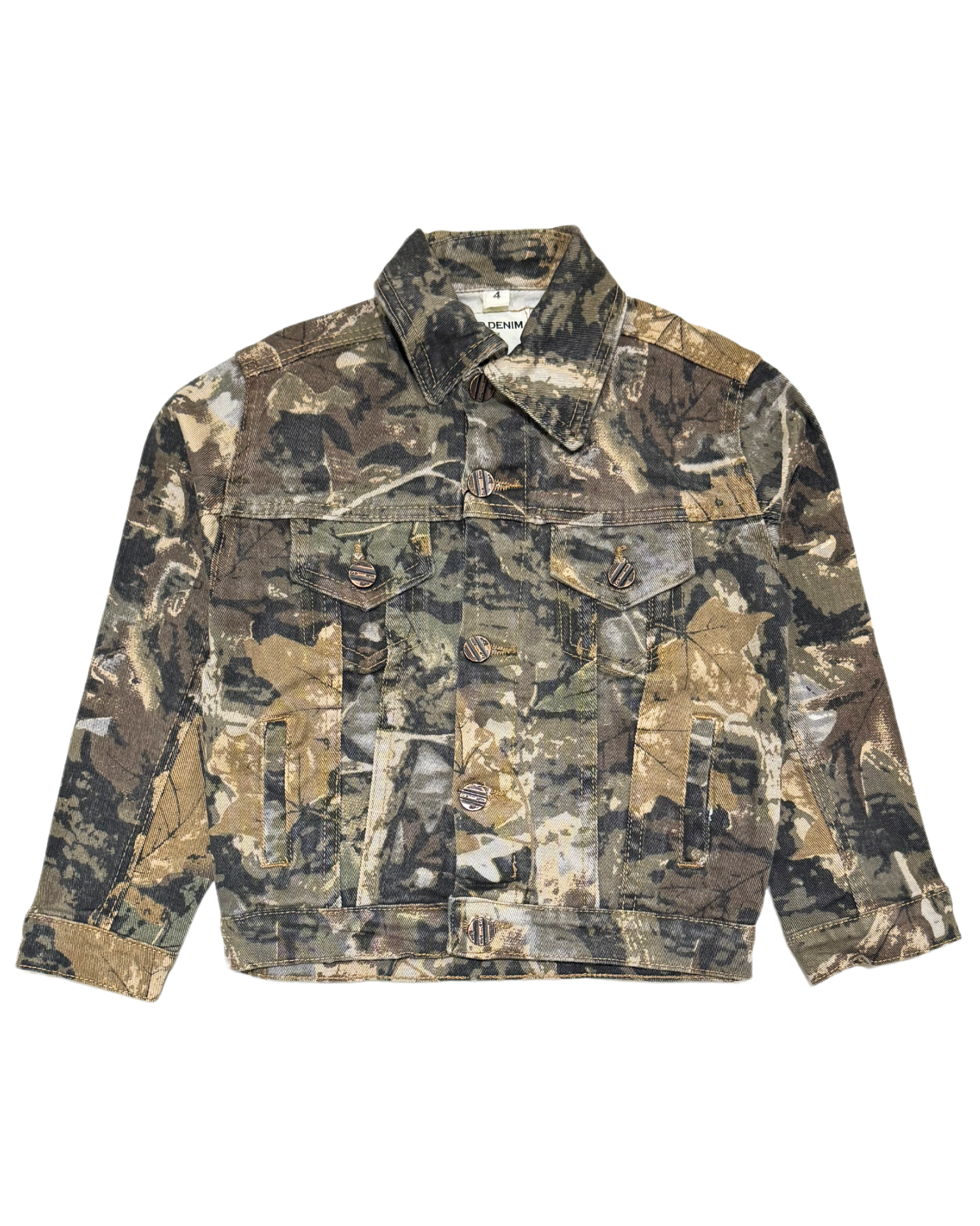 Kids on sale camo jacket