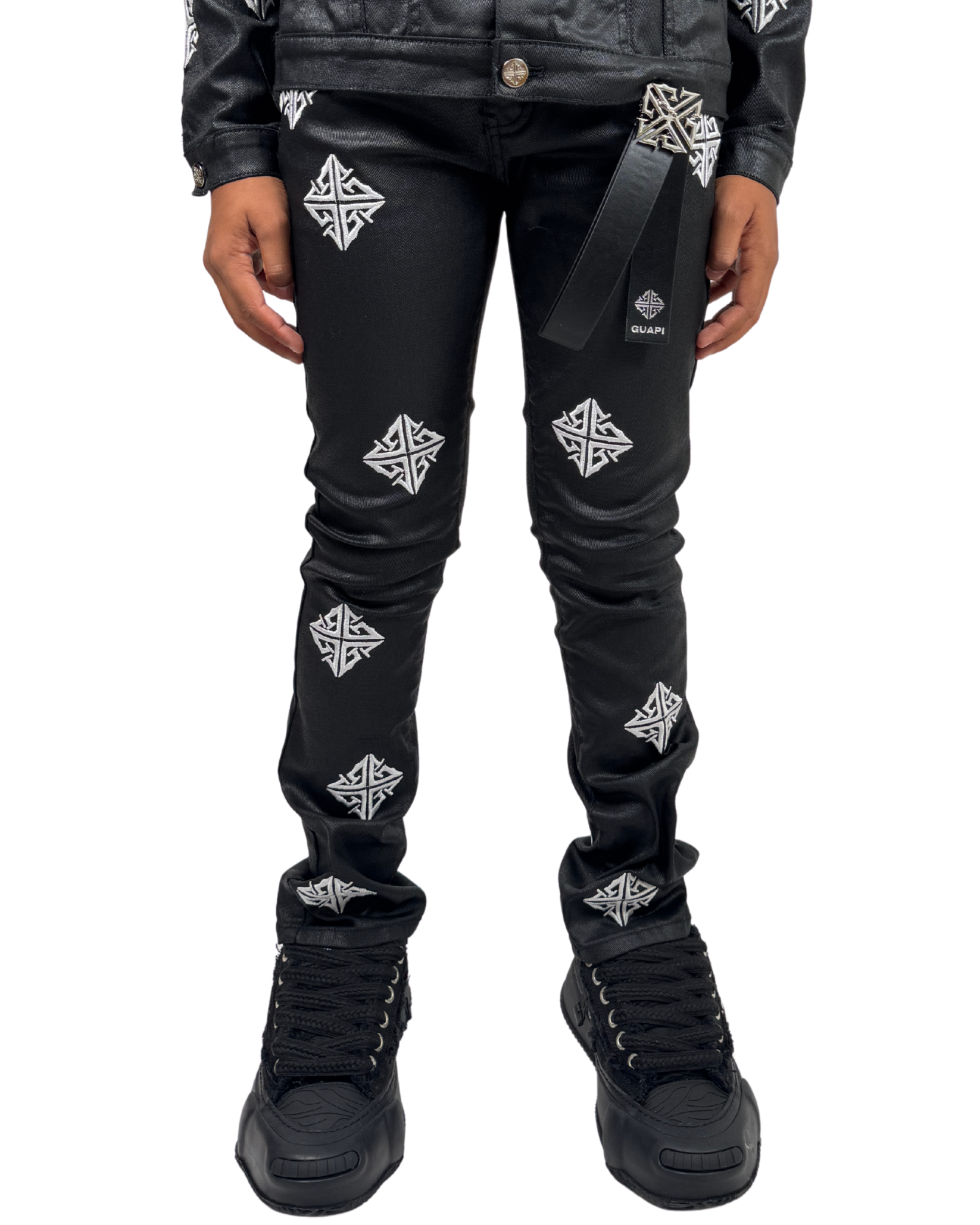 Kids Obsidian Waxed Premium Jeans