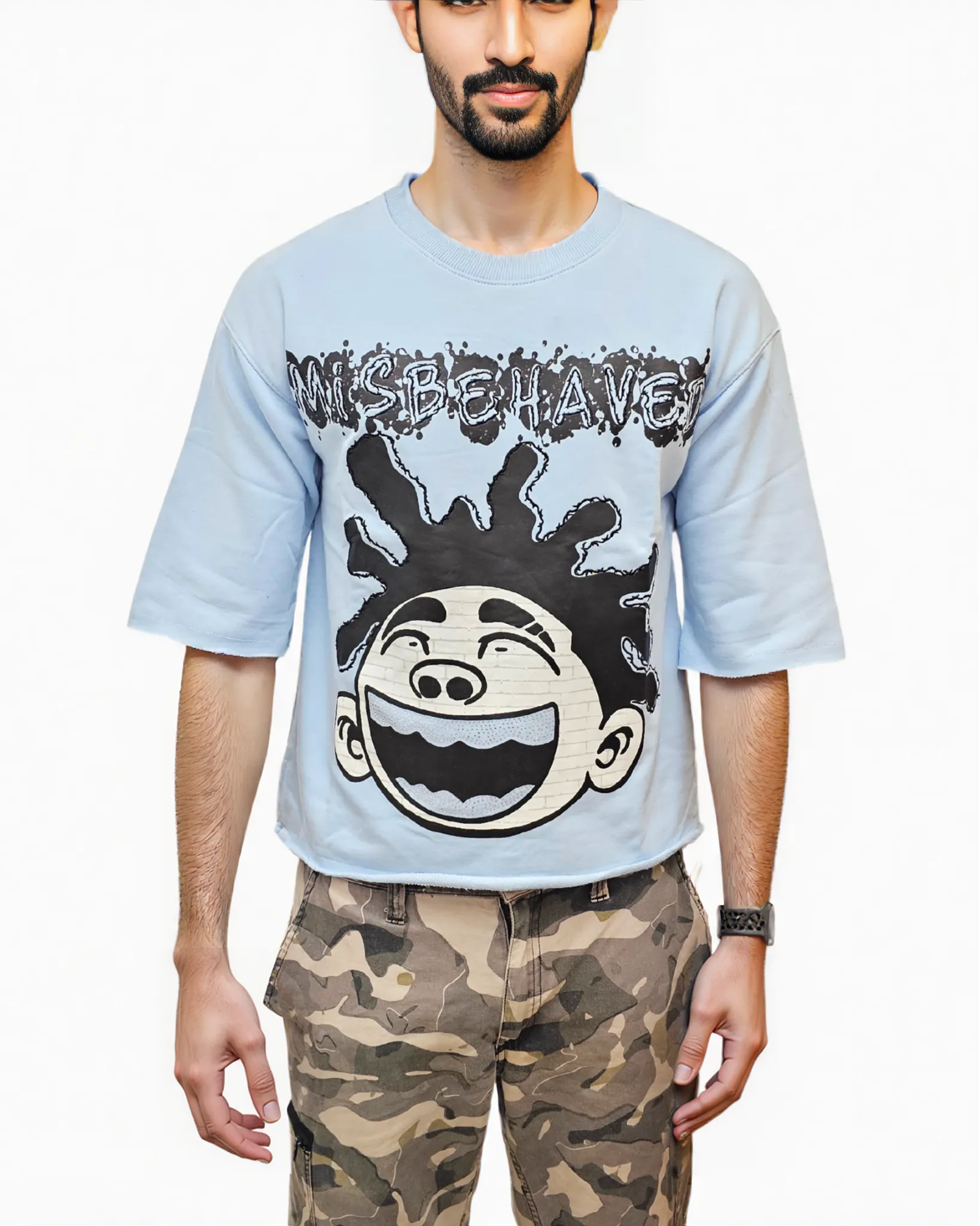 Misbehave Cropped Shirt