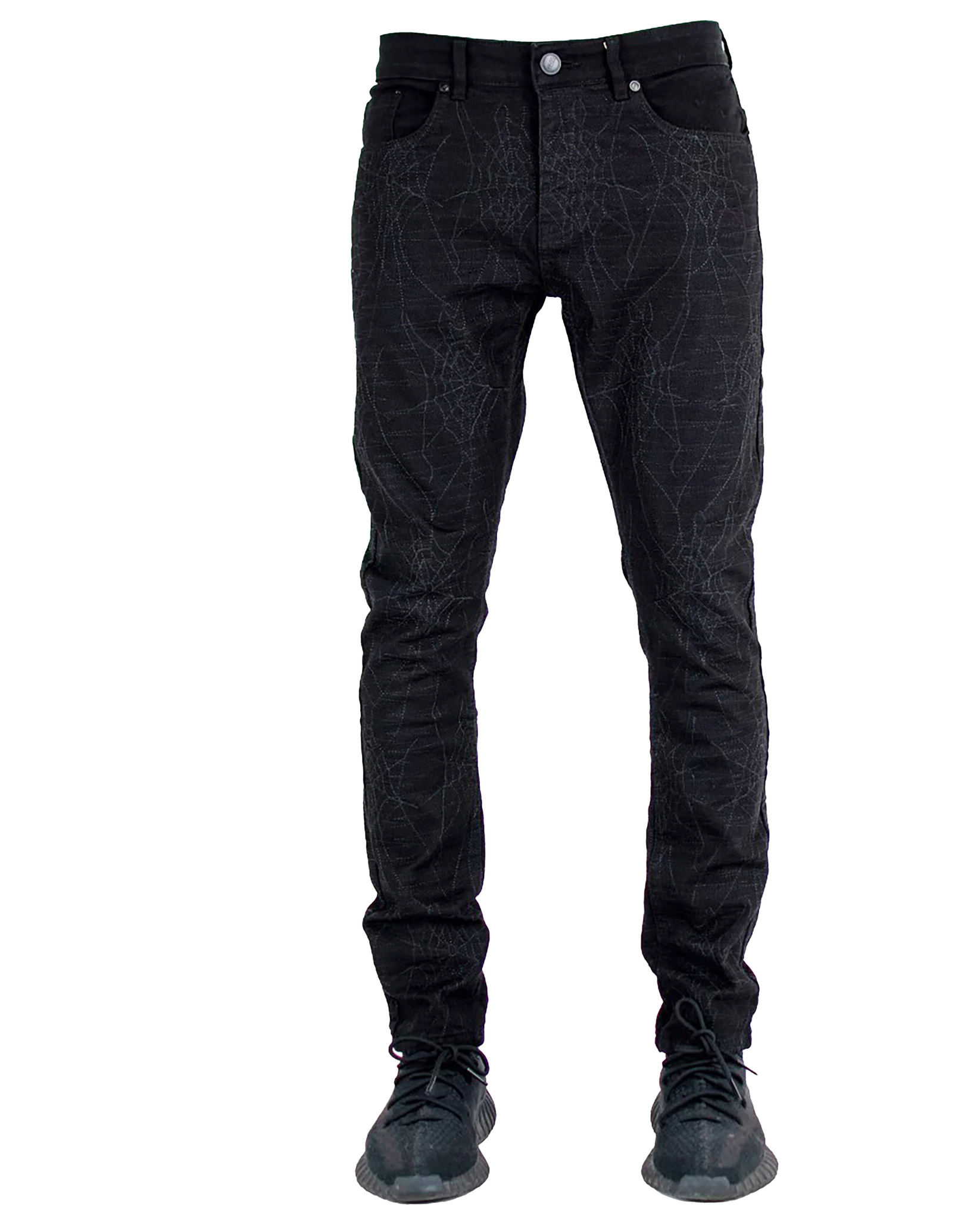 Spider Web Stacked Slim Fit Jean 3508