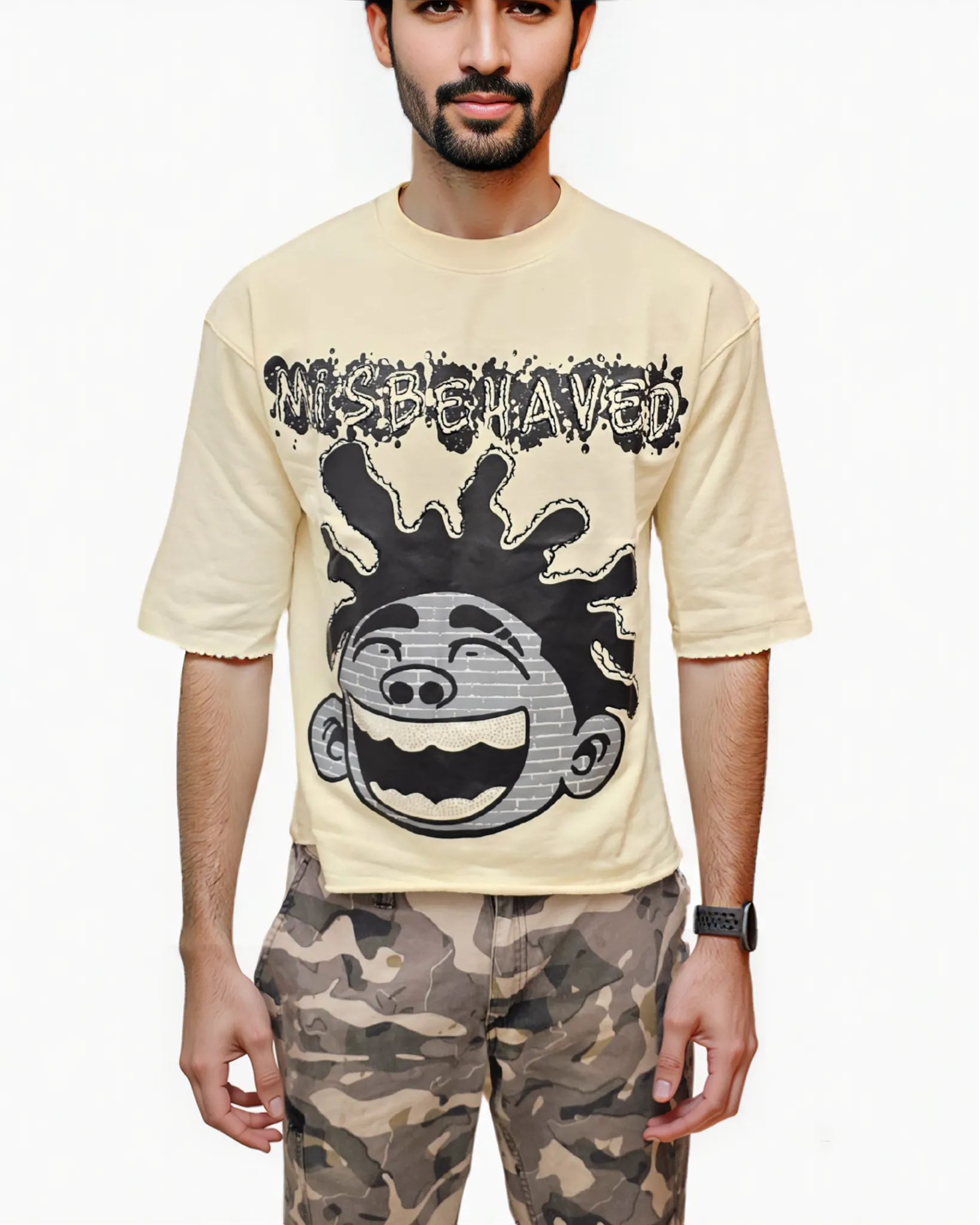 Misbehave Cropped Shirt