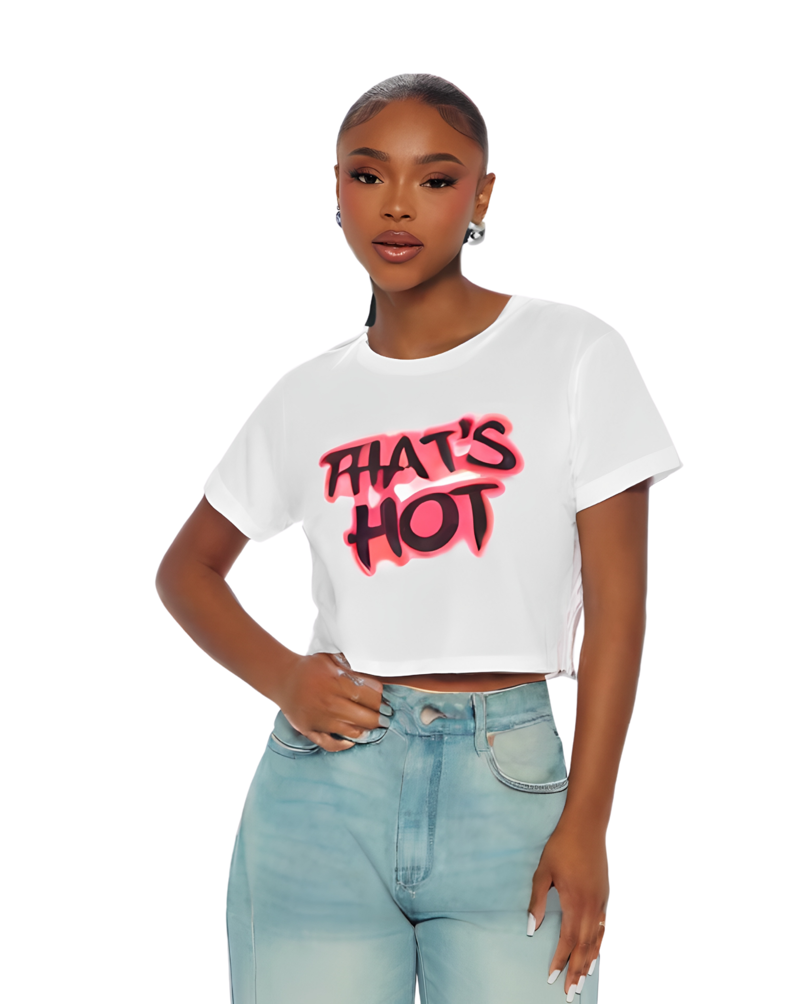 That's Hot Crop Tee