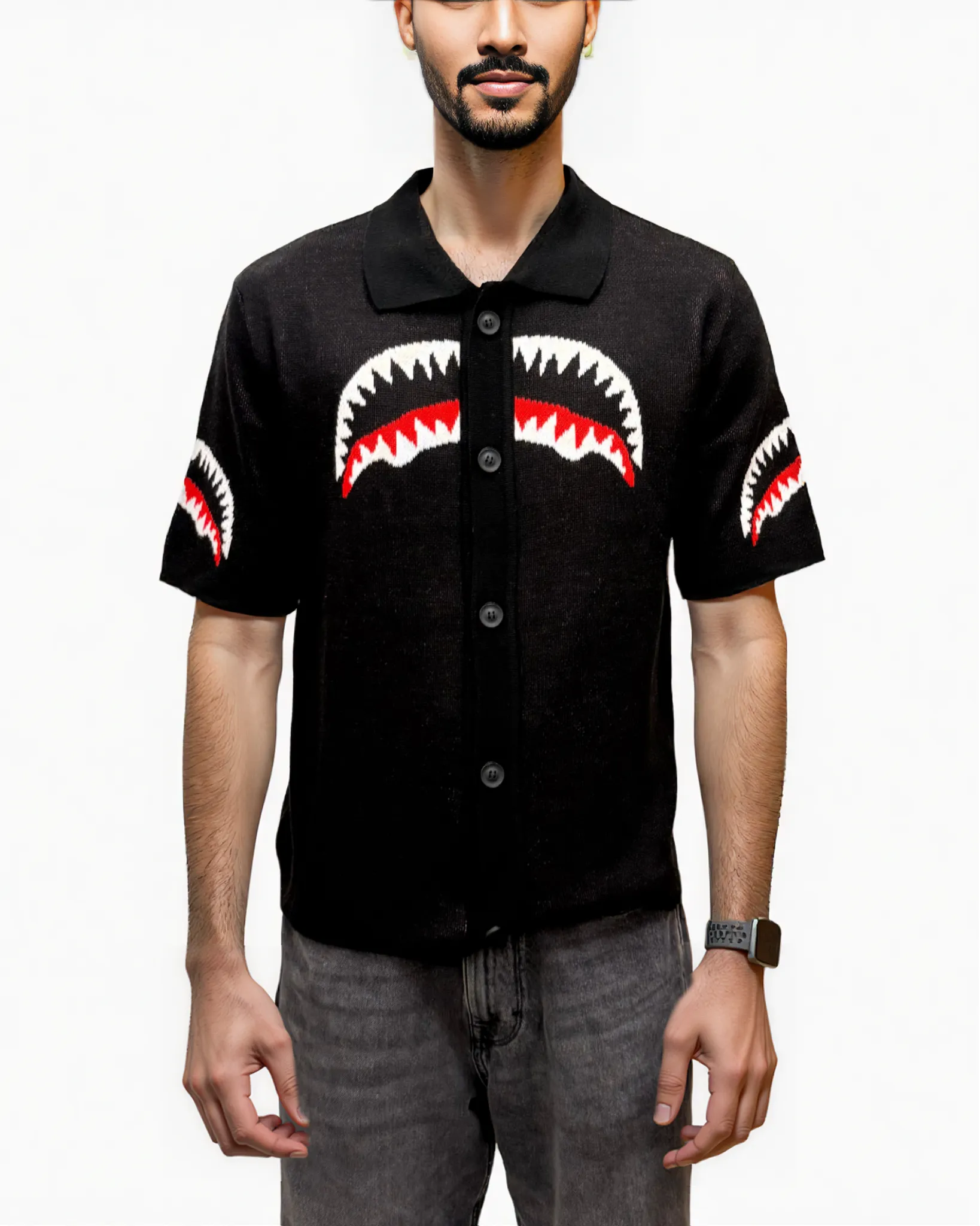 Shark Printed Woven Shirt