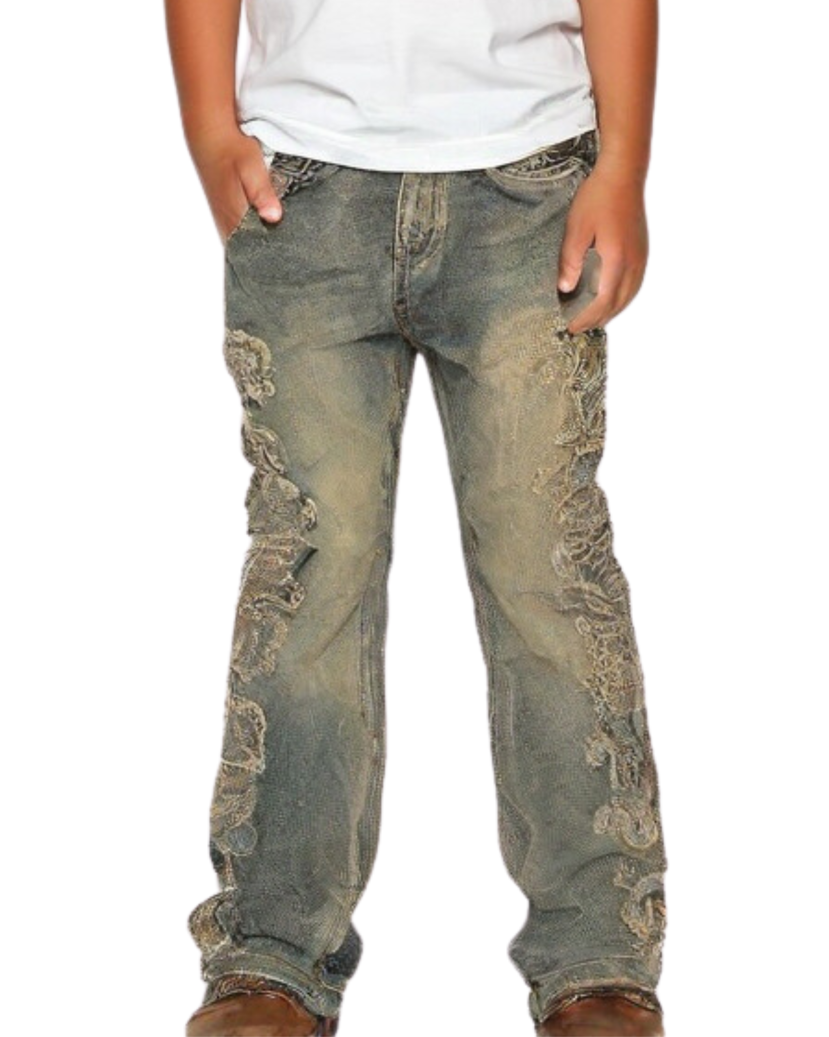 Kids Stacked Jean 330129