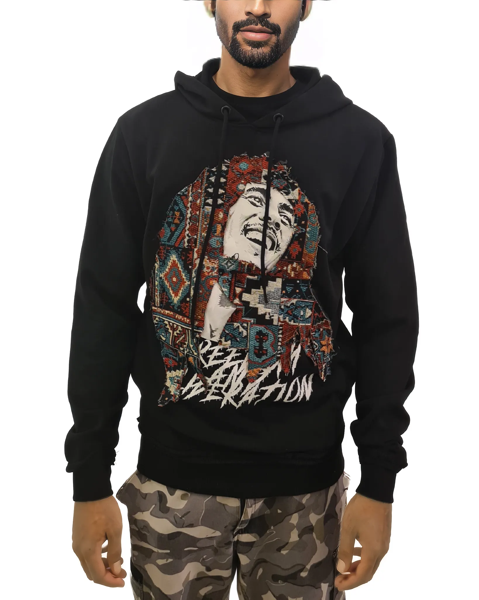 Marly Tapestry Cut Hoodie