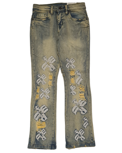 Kids Stacked Jeans 330068