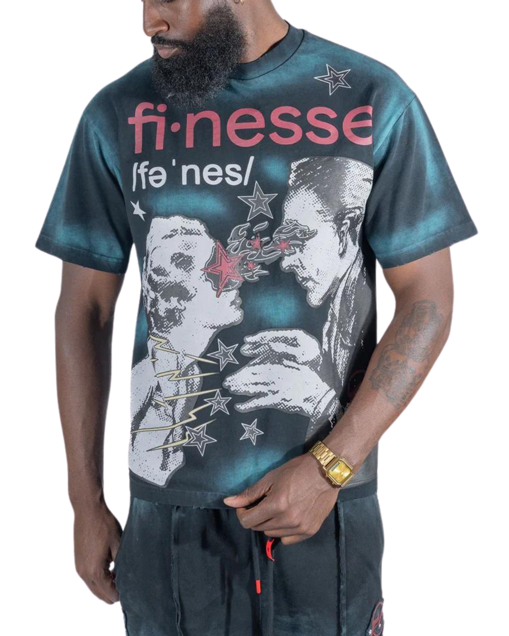 Finesse Acid Wash Shirt