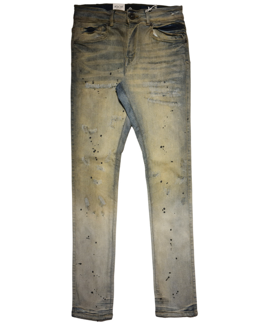 Washed Distressed Jeans 5221C