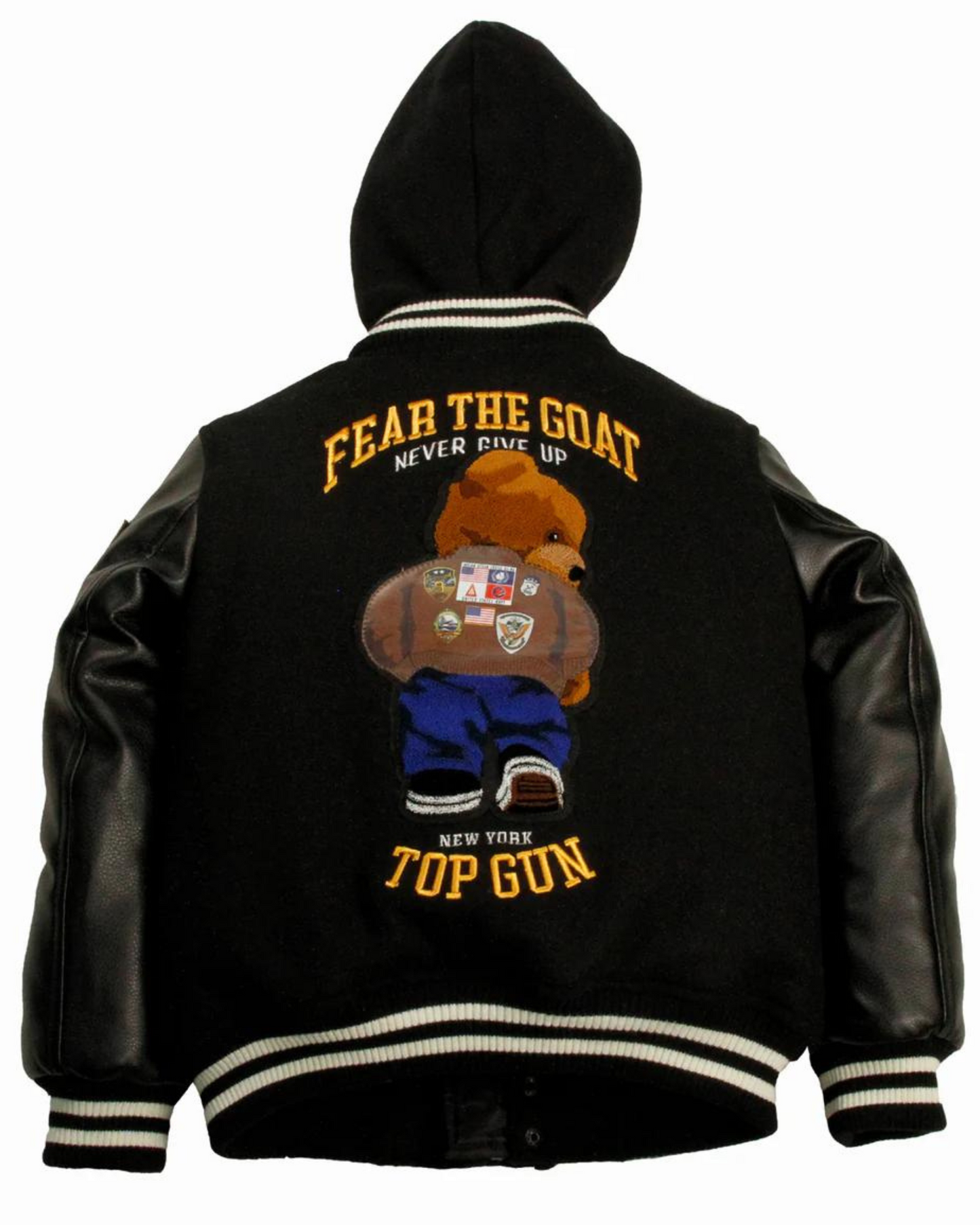 Kids Bear Goat Varsity Jacket