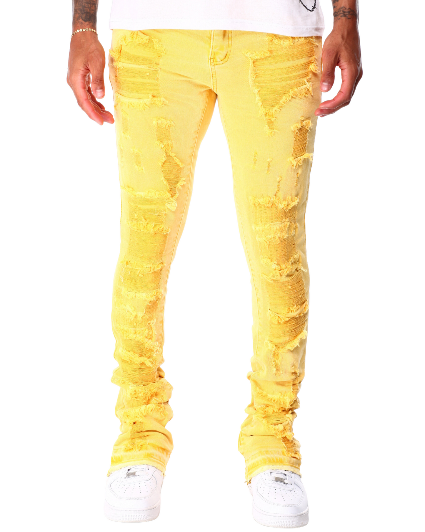 Garment Dye Stacked Jeans 5757