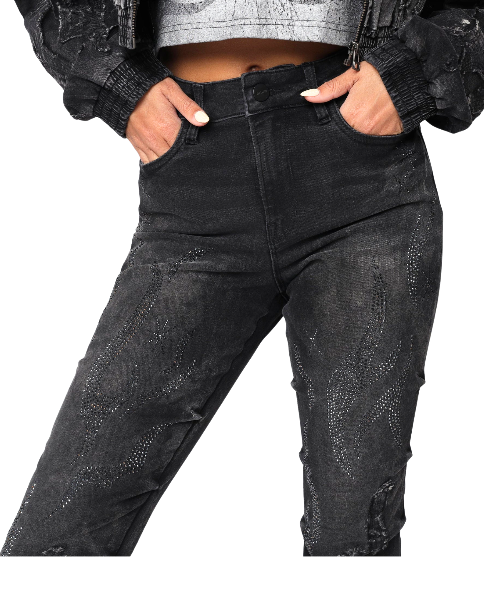 Fillin Fire Stacked Jean AP25602
