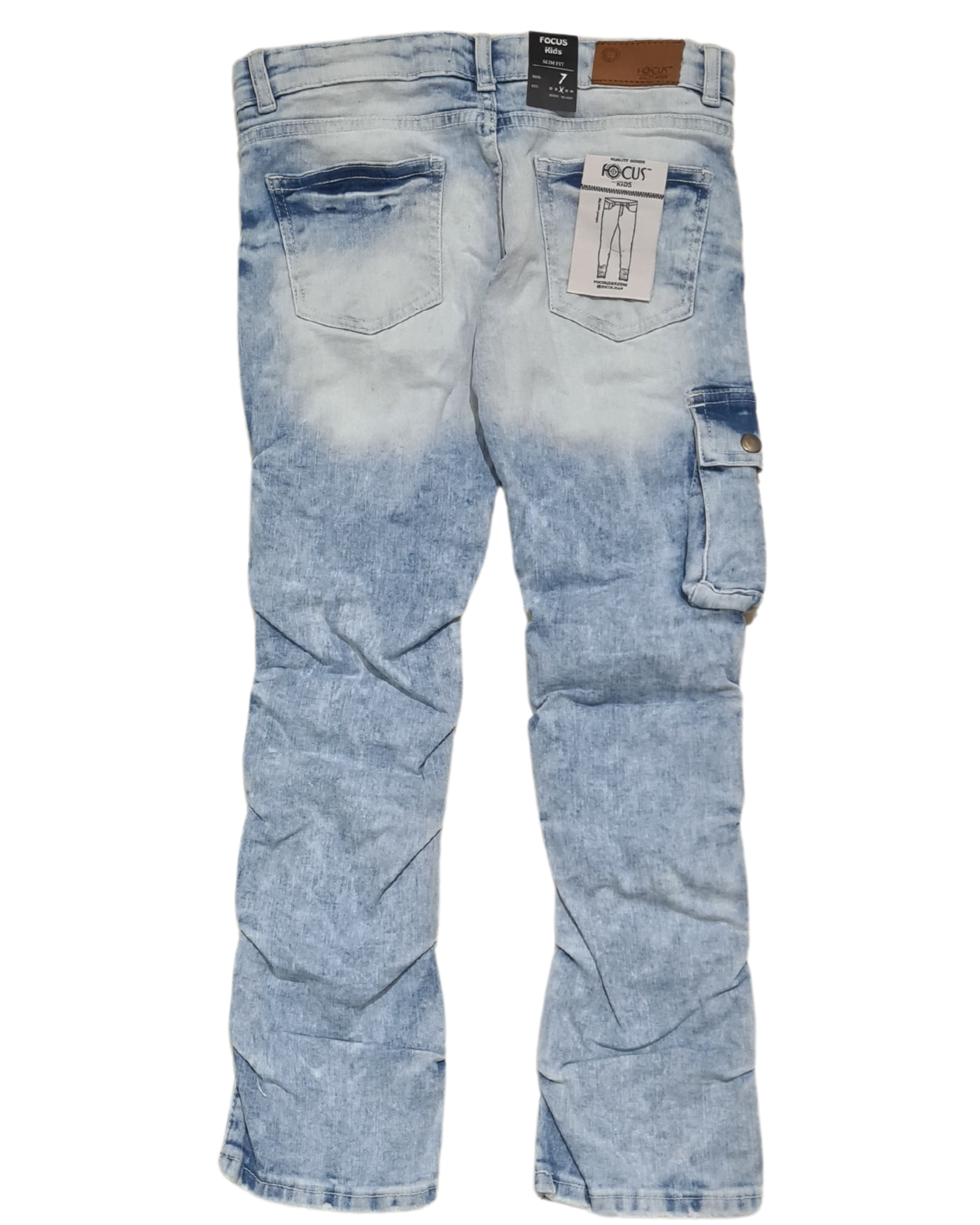 Kids Cargo Slim Fit Jeans 5226