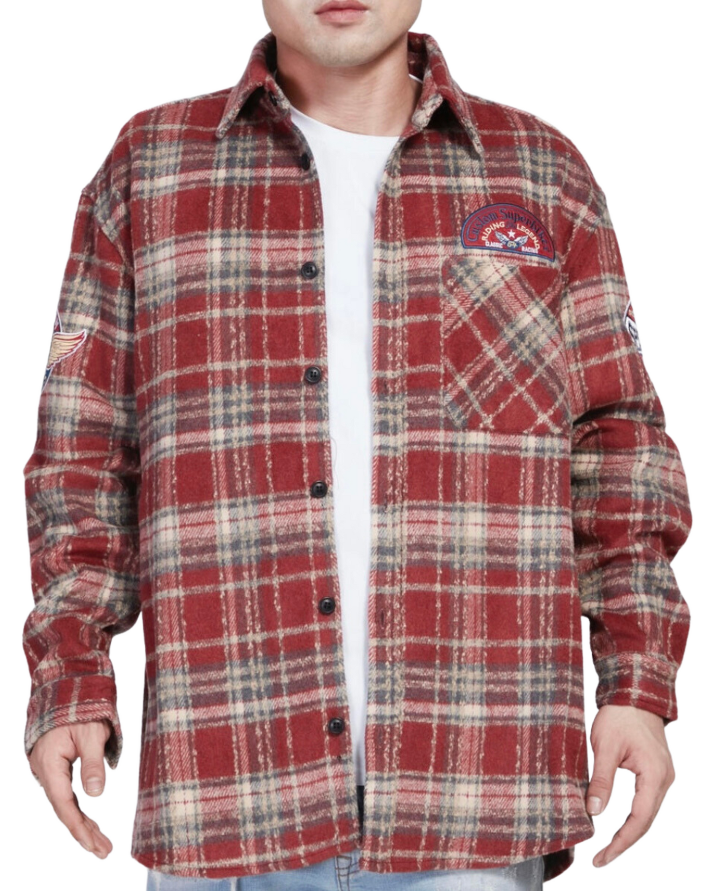 Flannel Speedmotors Patch Shirt