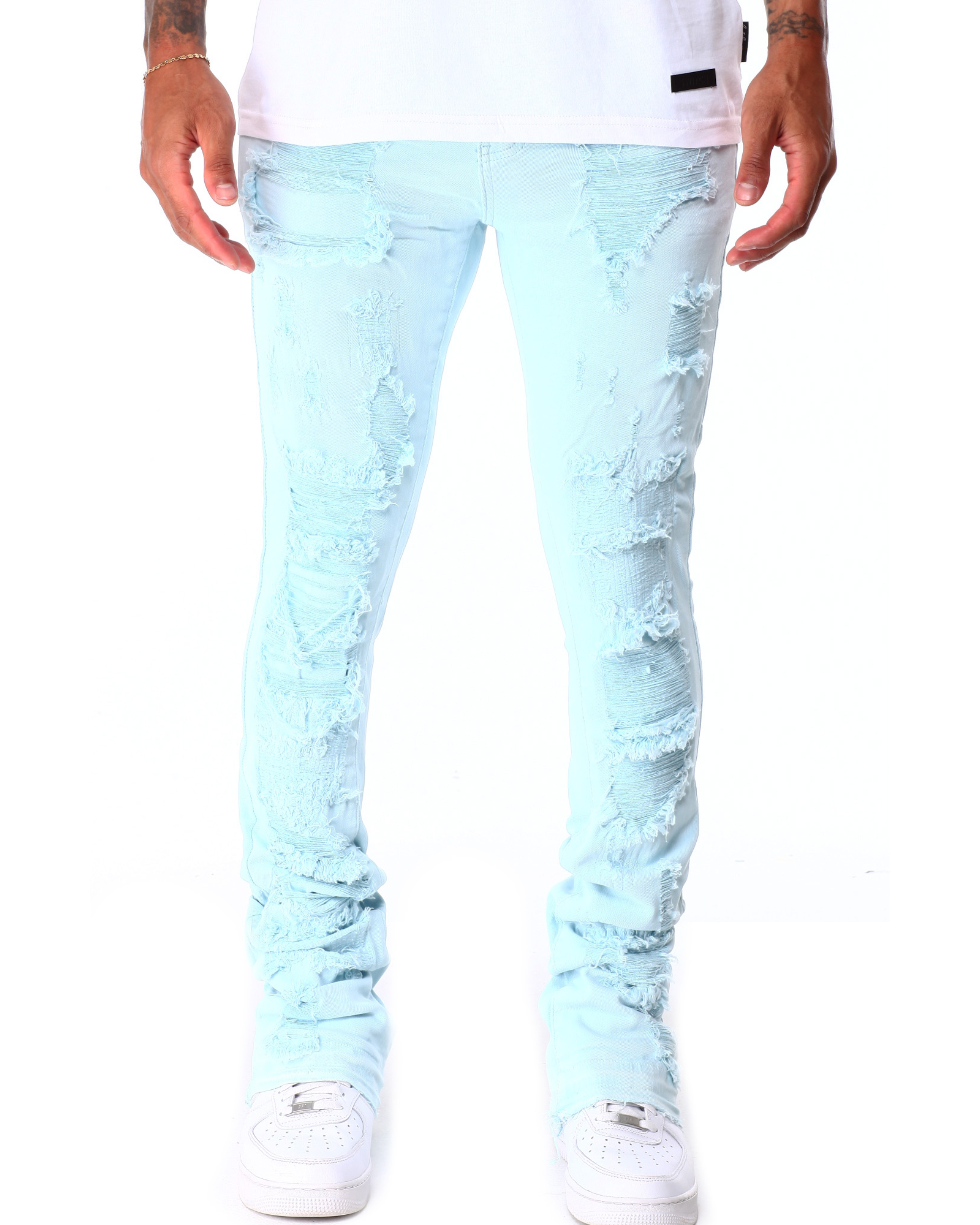 Garment Dye Stacked Jeans 5757