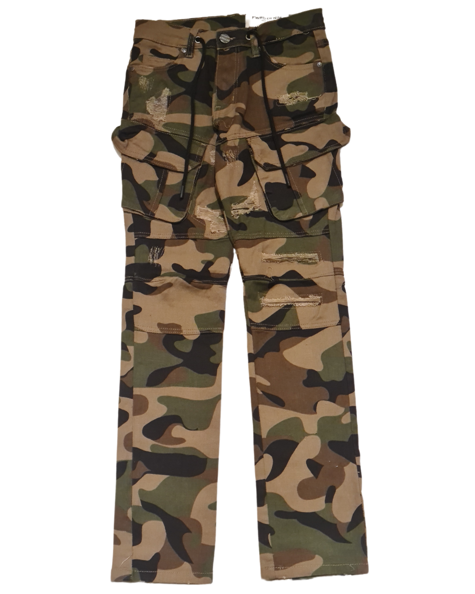 Camo Stacked Jeans 330041