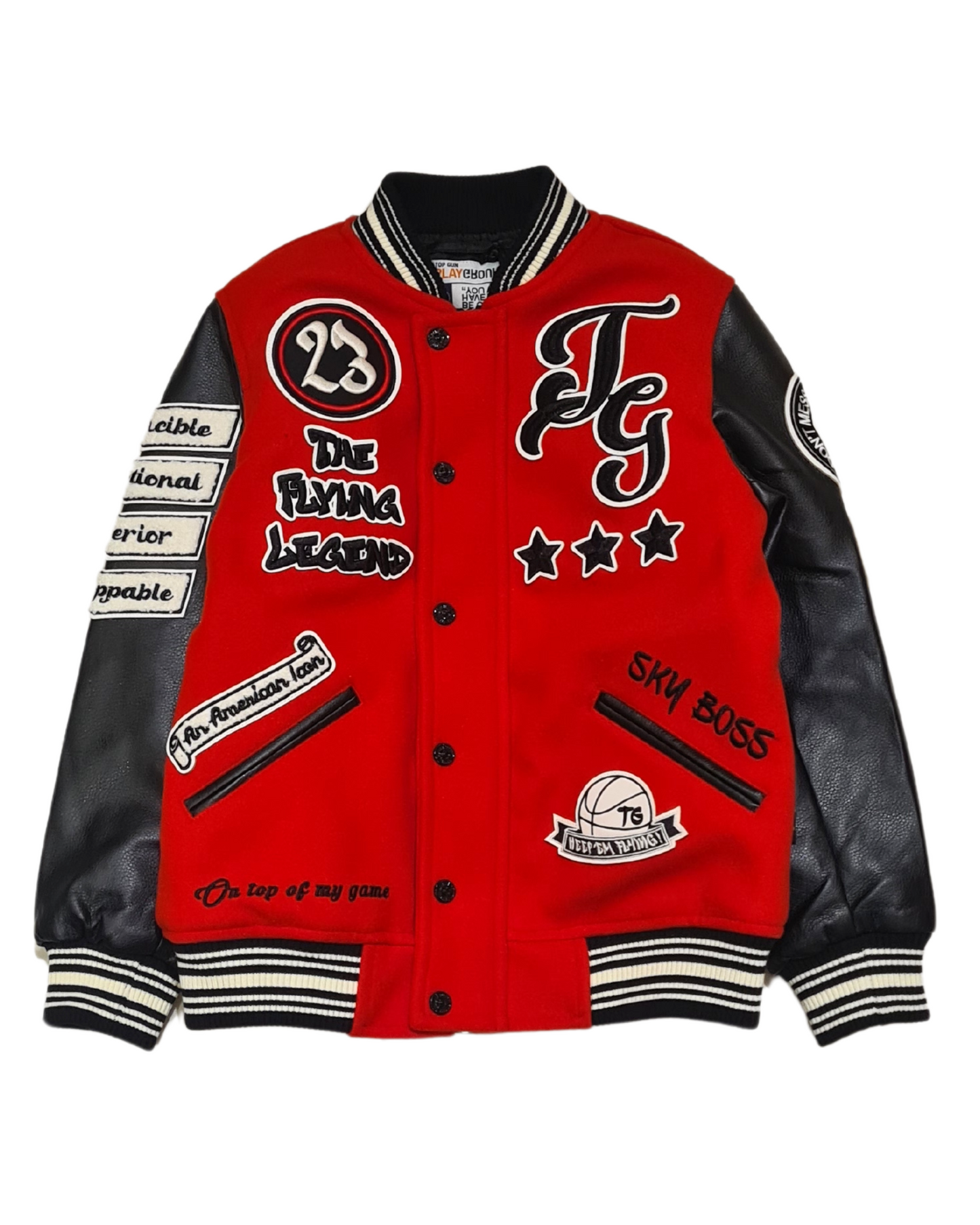 Kids Flying Legend Varsity Jacket