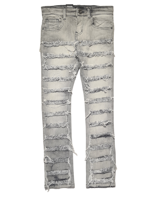Kids Stacked Jeans 3364