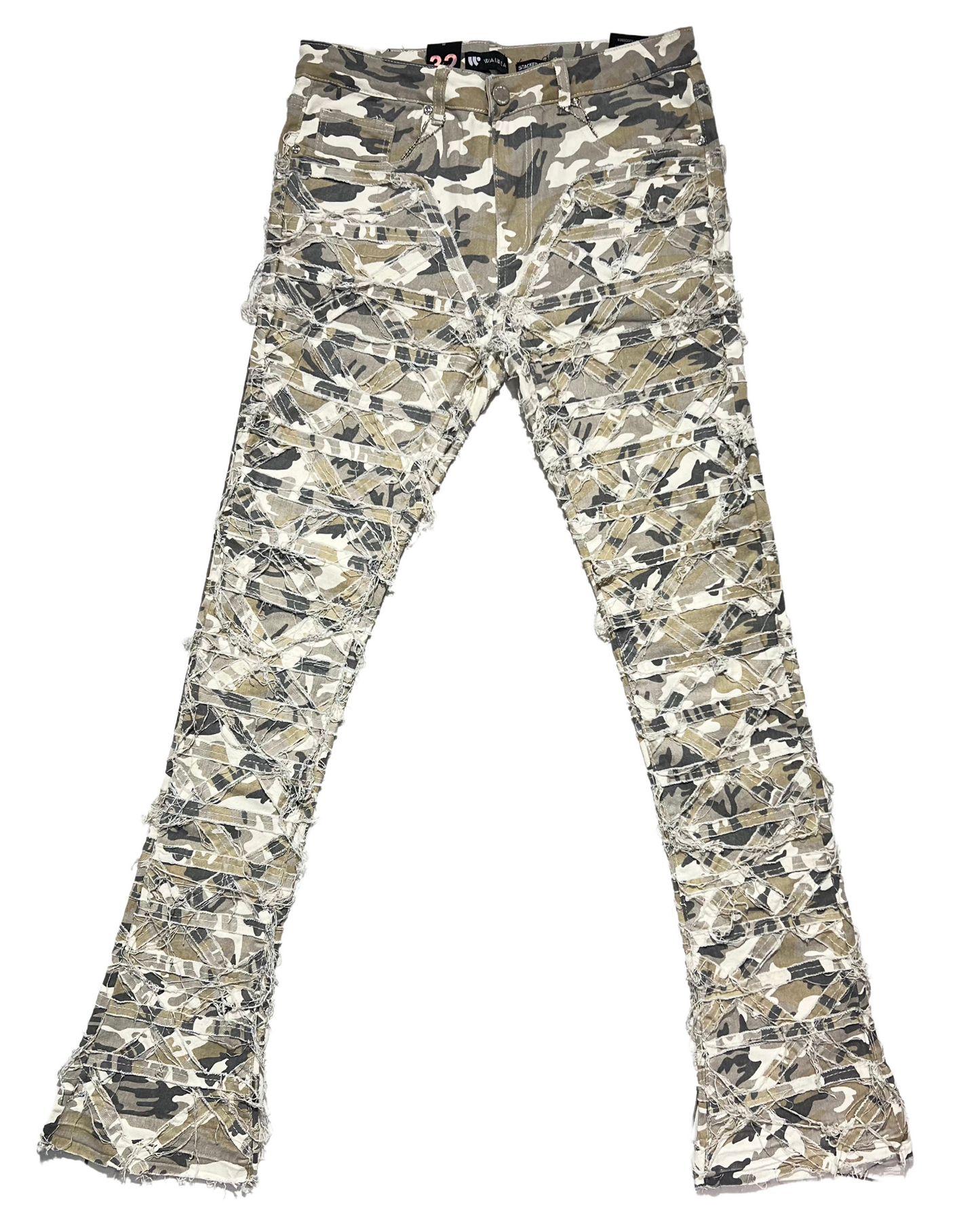 Camo Stacked Jeans 5844