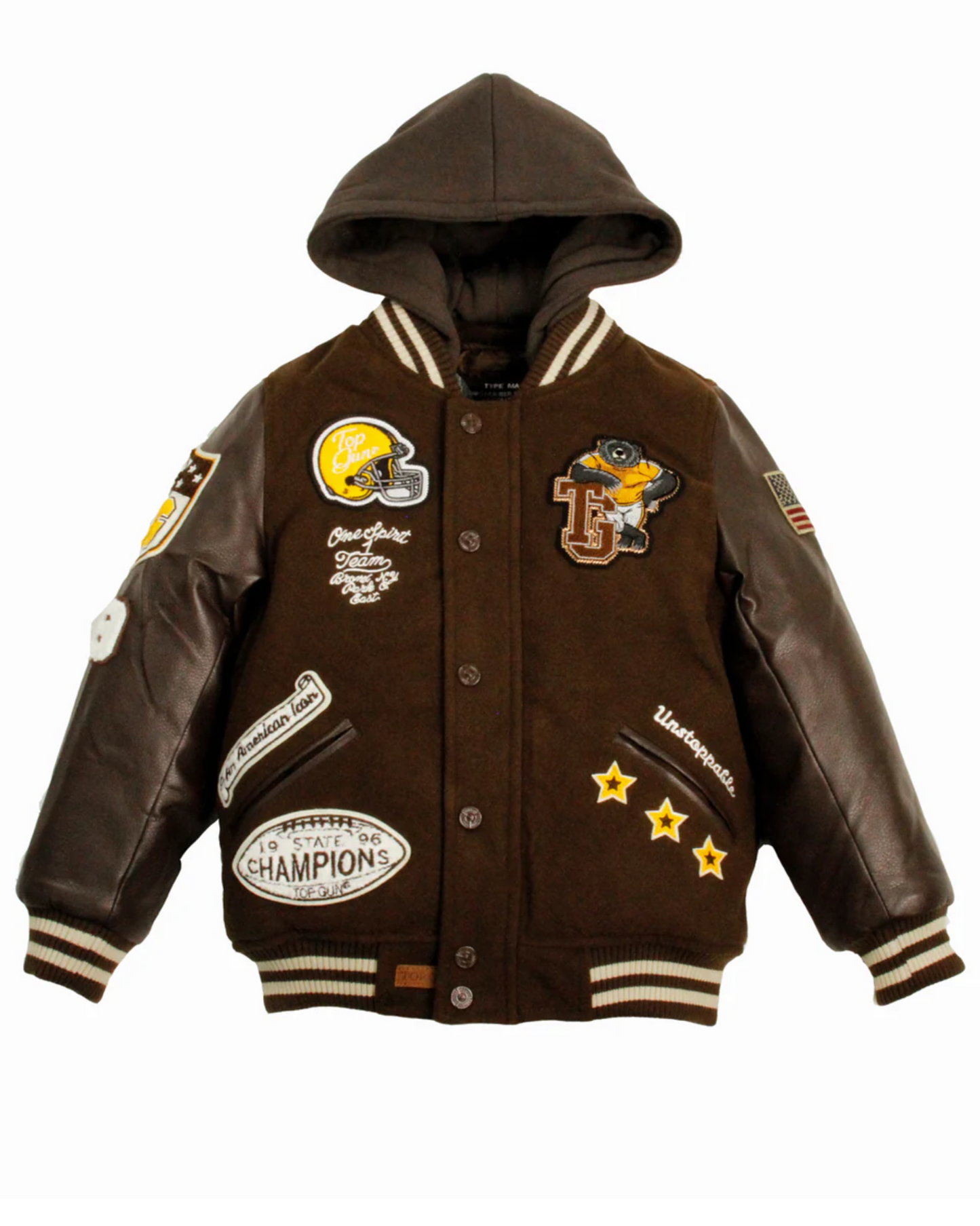 Kids Bears Varsity Jacket