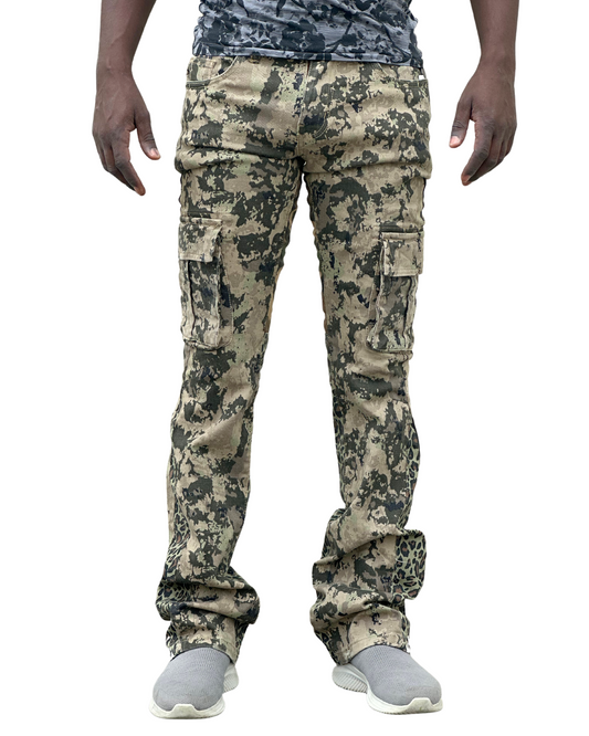Camo Stacked Jeans 33951A