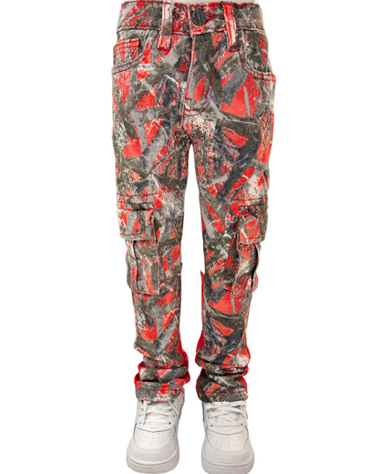 Kids Dawn To Dusk Camo Stacked Jean 33959