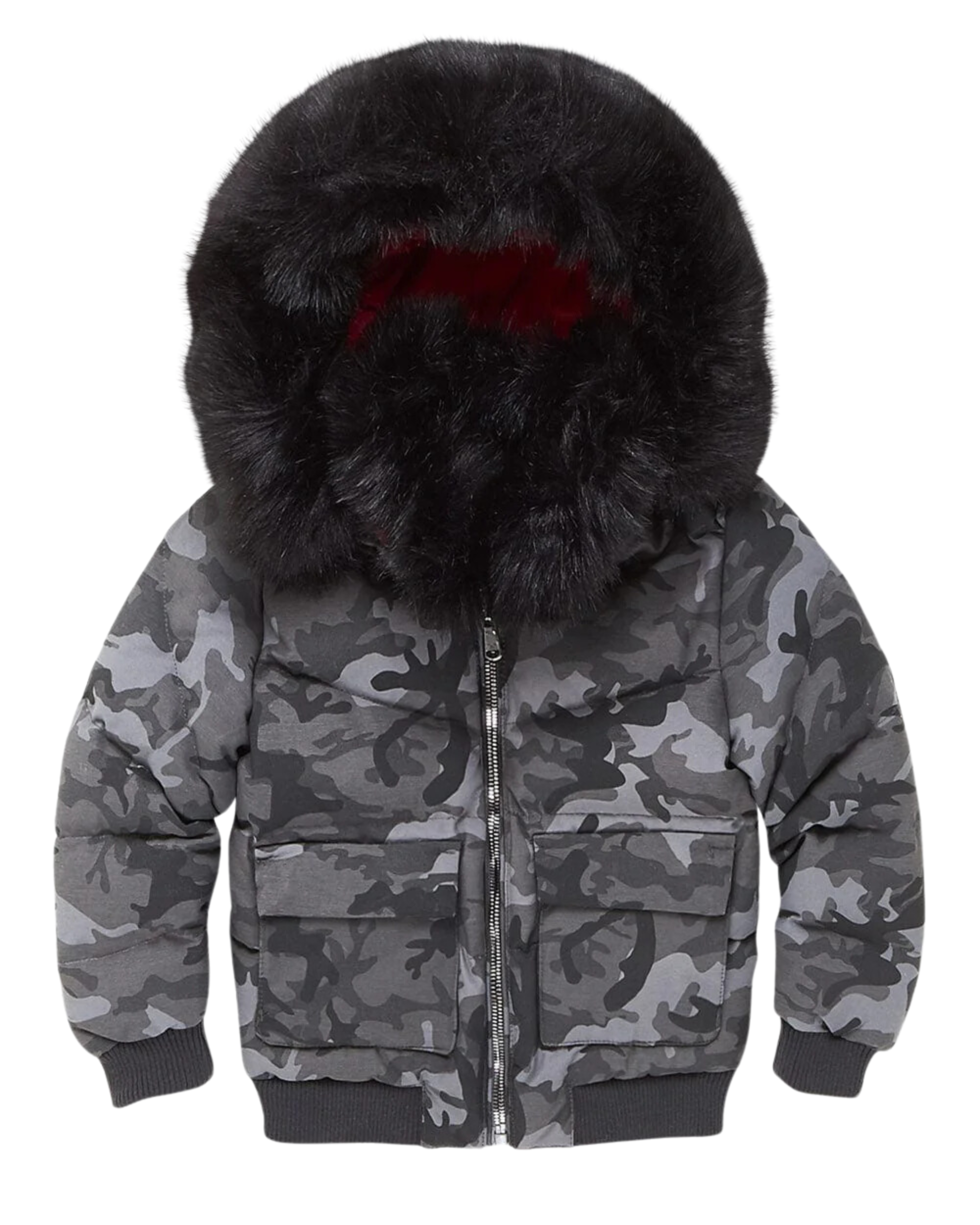 Kids Hollis Camo Bomber Jacket 91541