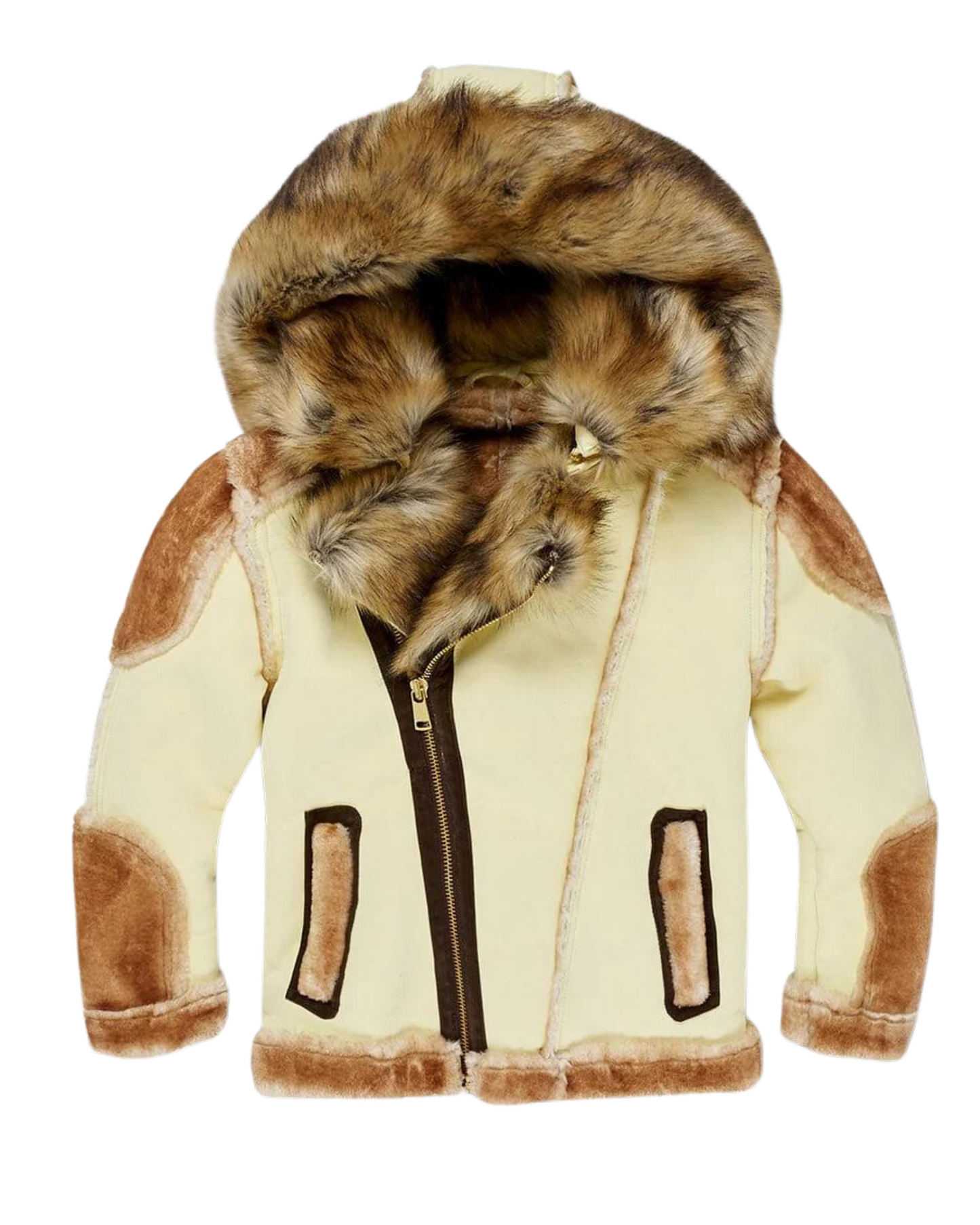 Kids El Jefe Shearling Moto Jacket