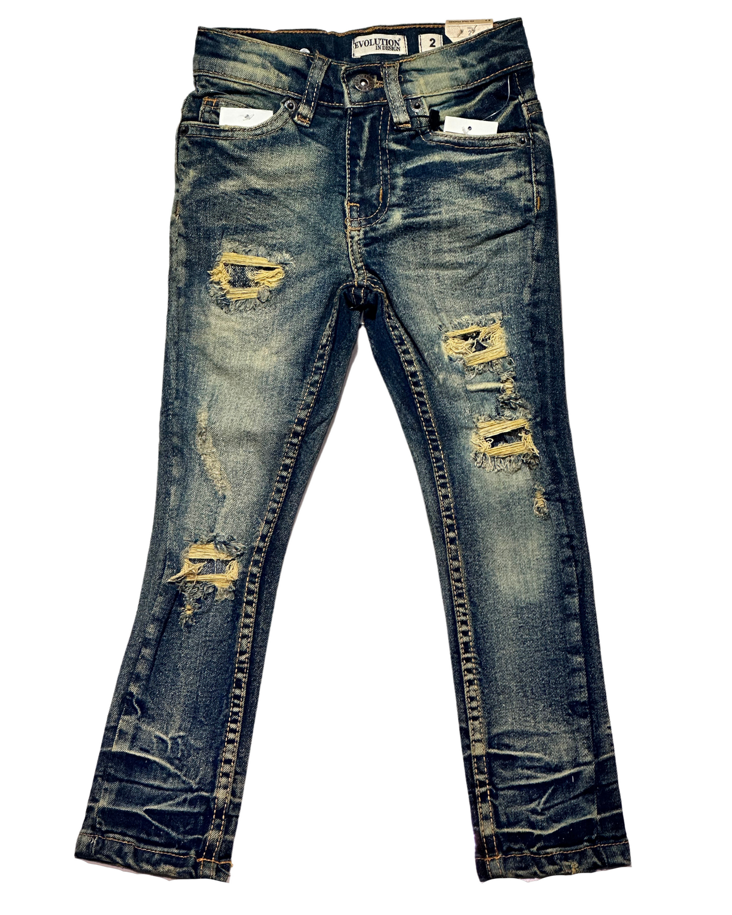 Kids Stacked Jeans 33961