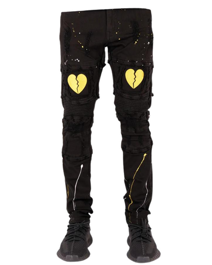 Broken Heart Slim Fit Jeans