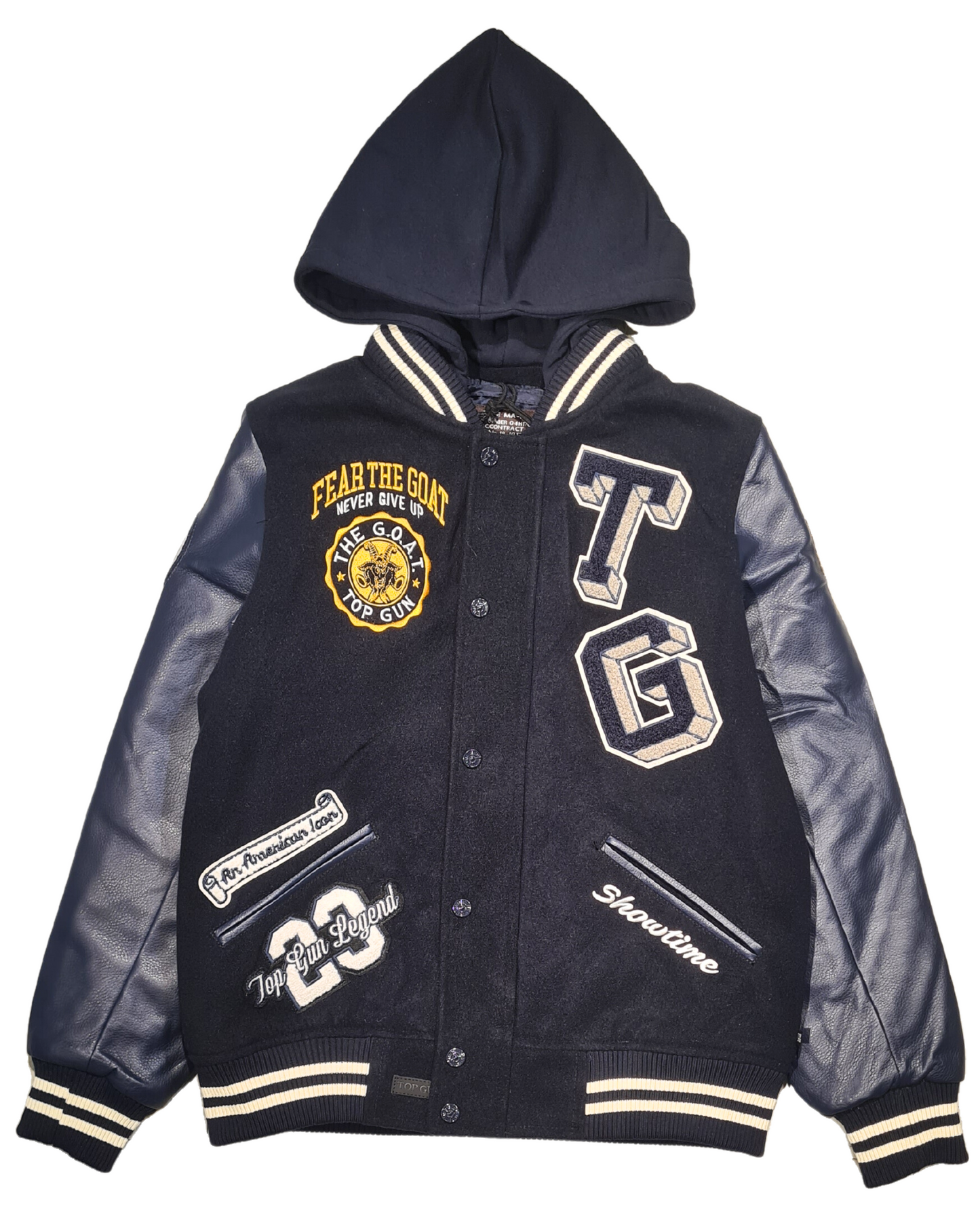 Kids Bear Goat Varsity Jacket