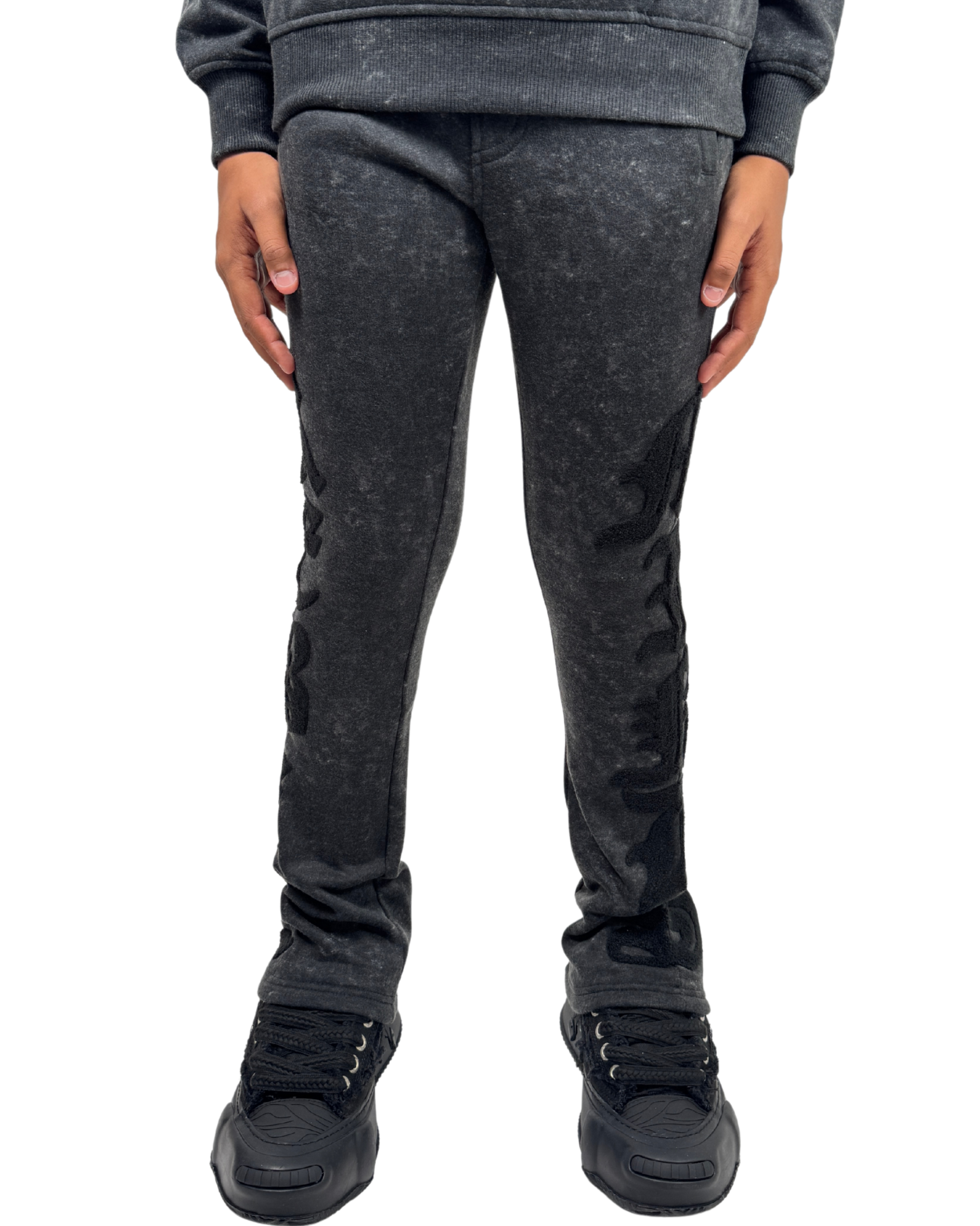 Kids Rebel  Stacked Swearpant