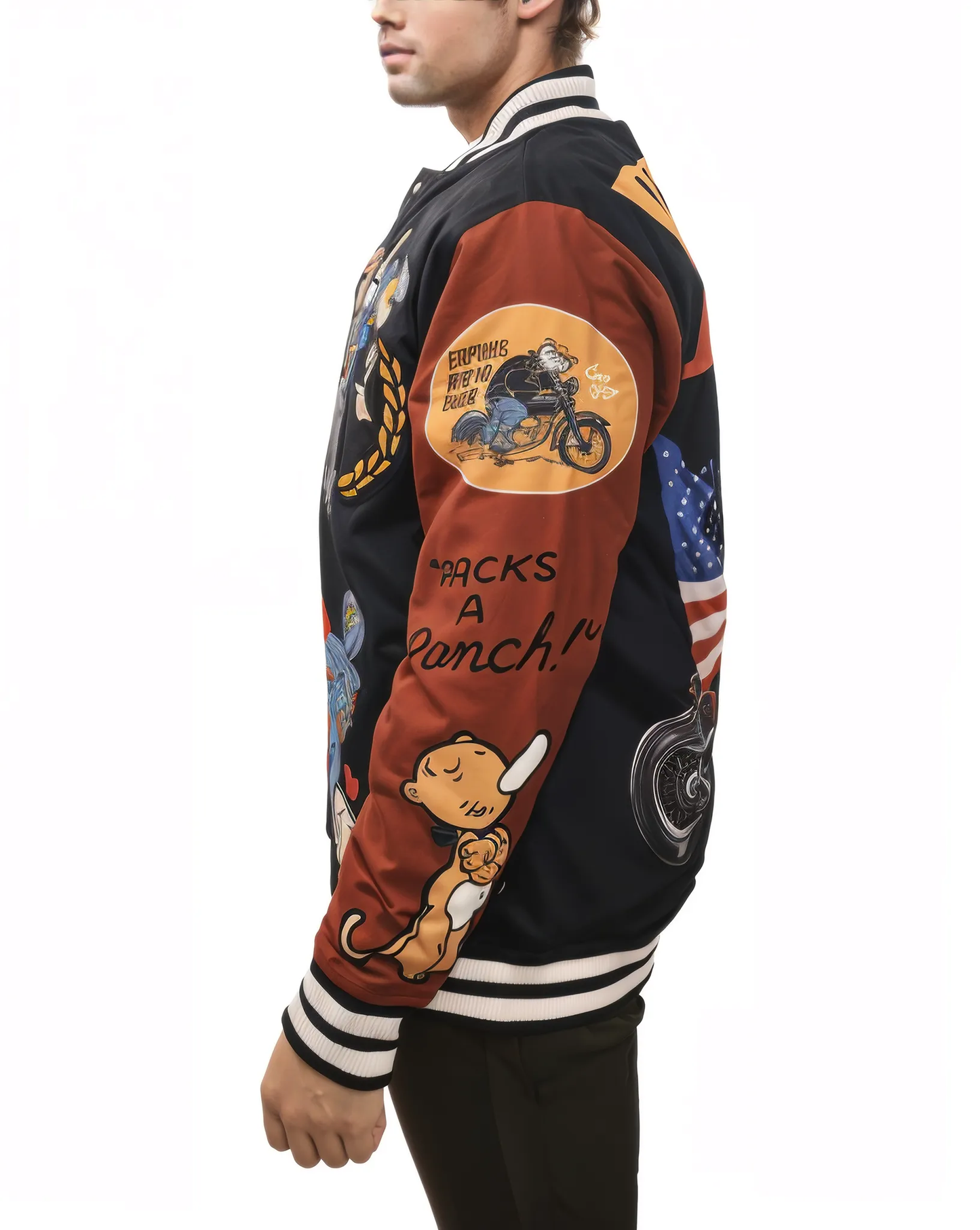 Moto Club Varsity Jacket