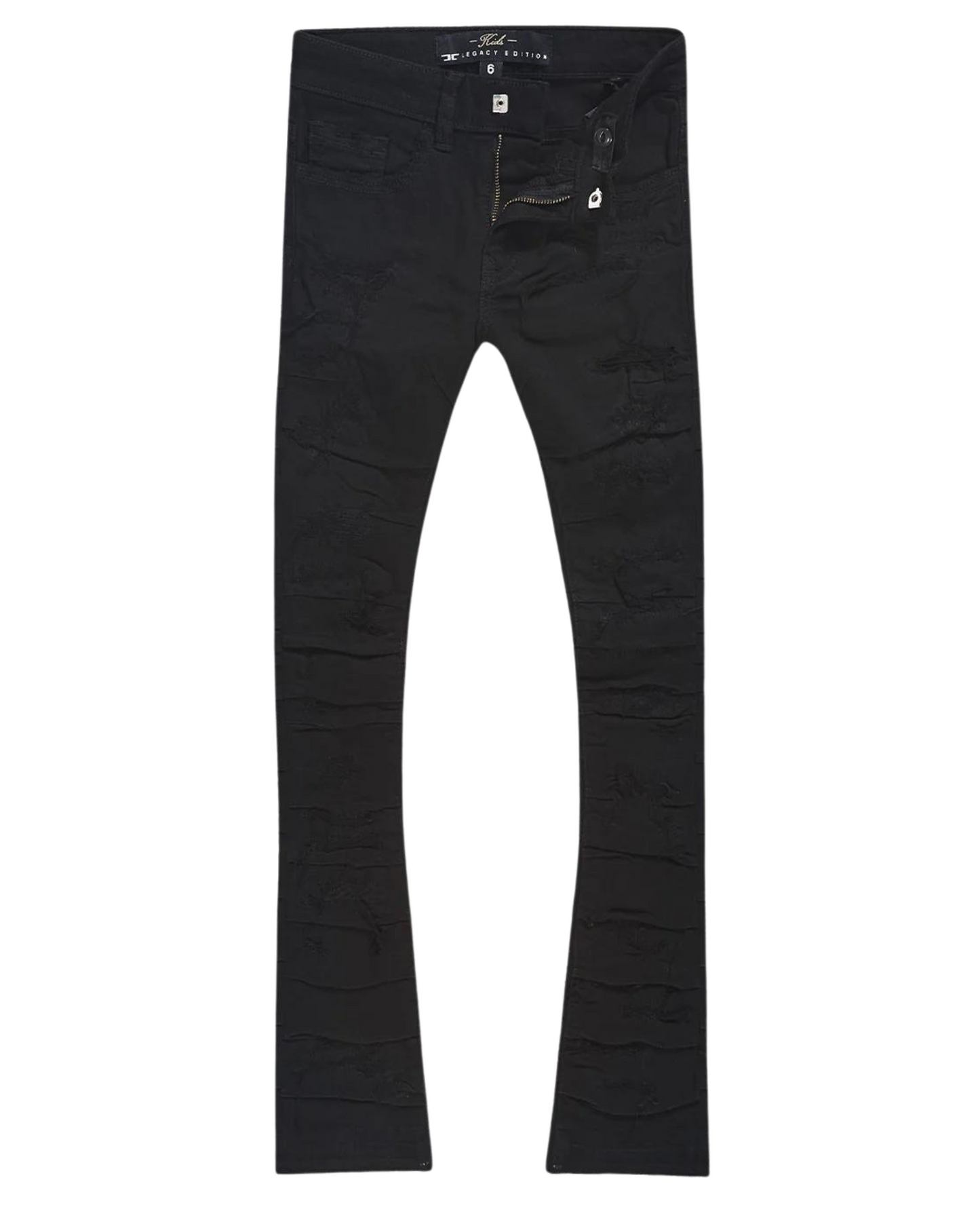 Kids Stacked Ripple Jeans 1157