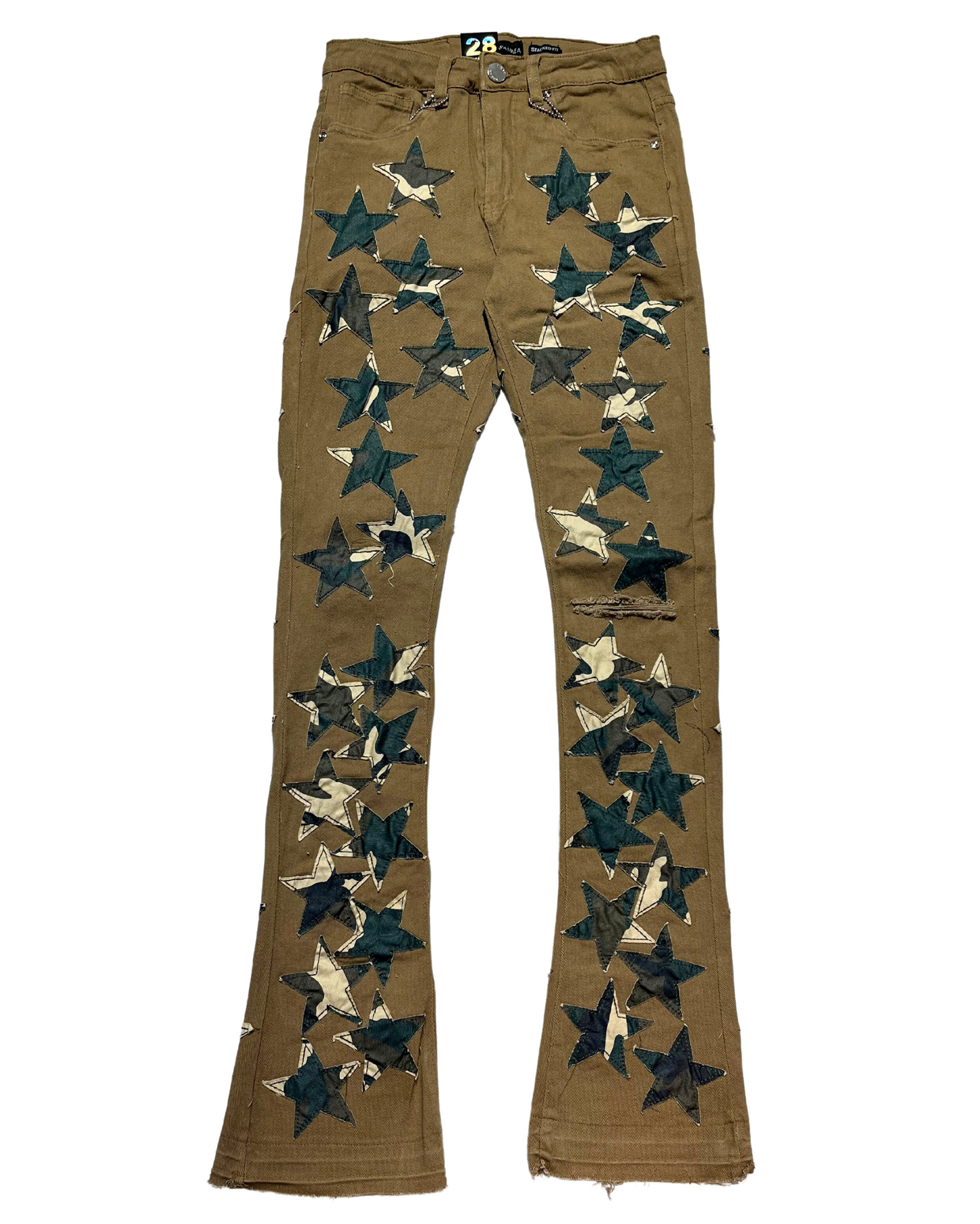 Camo Star Stacked Jeans 5890