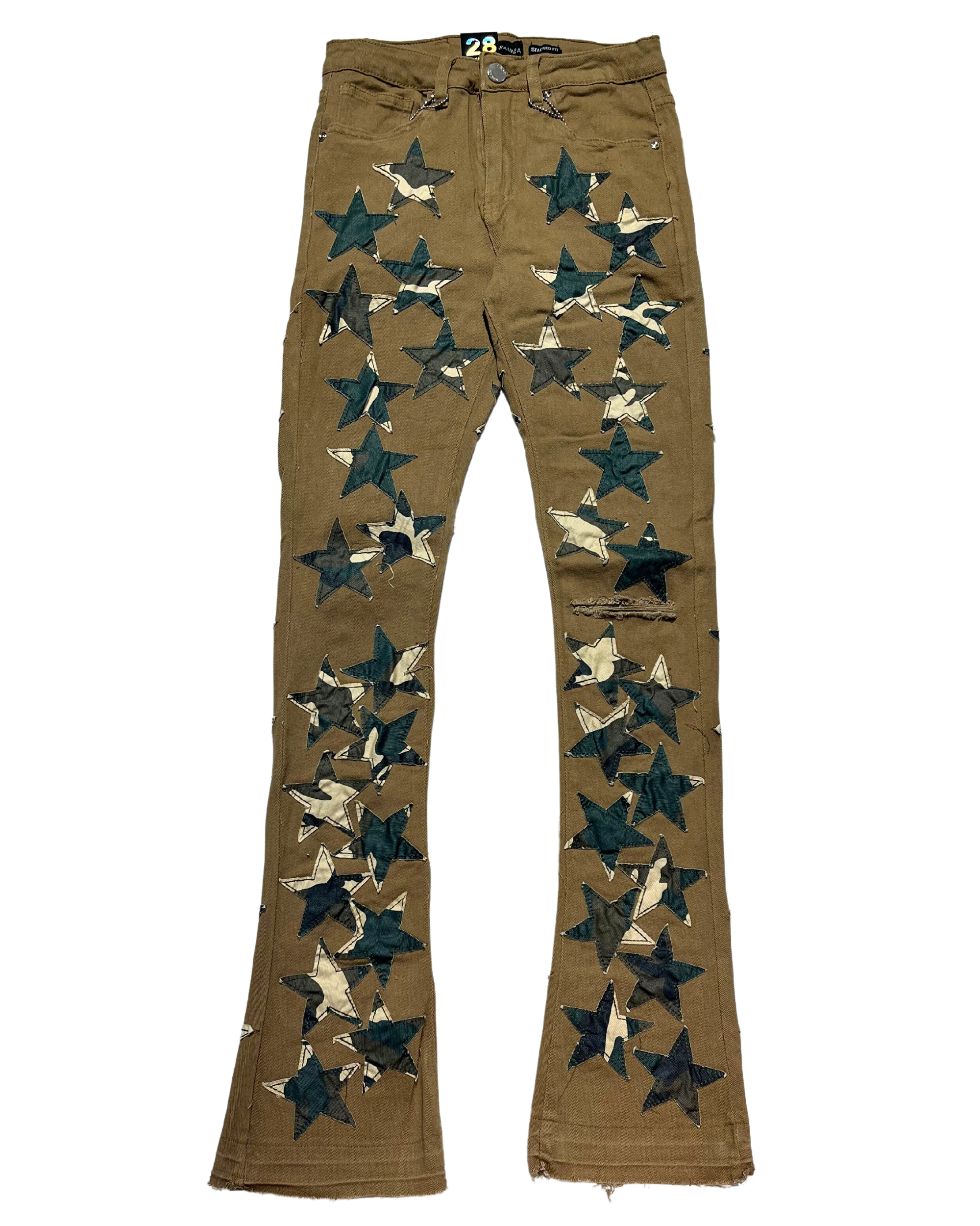 Camo Star Stacked Jeans 5890