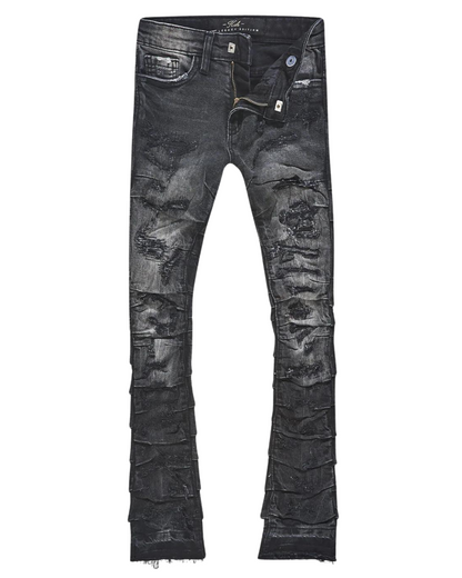 Kids Stacked Ripple Jeans 1157