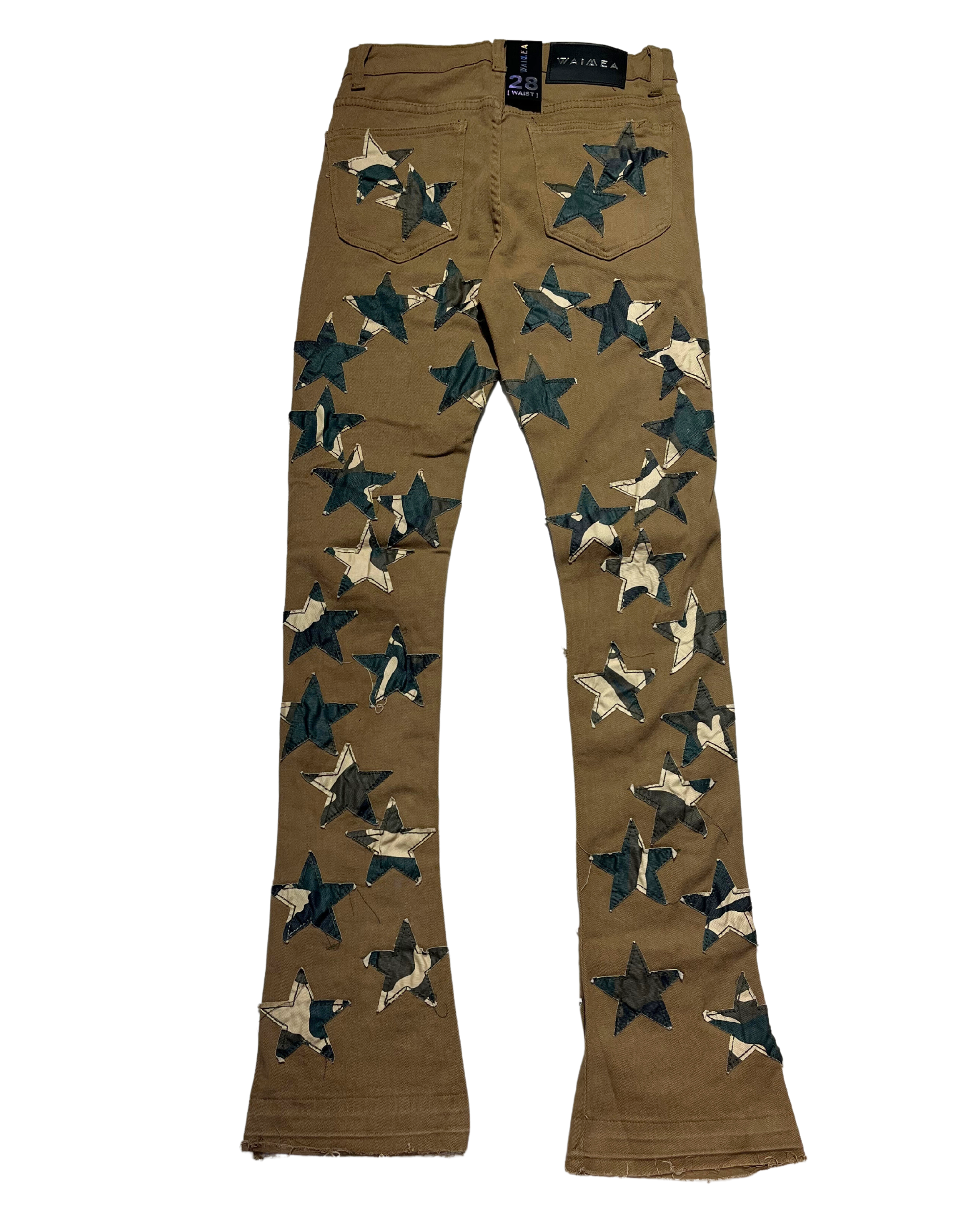 Camo Star Stacked Jeans 5890