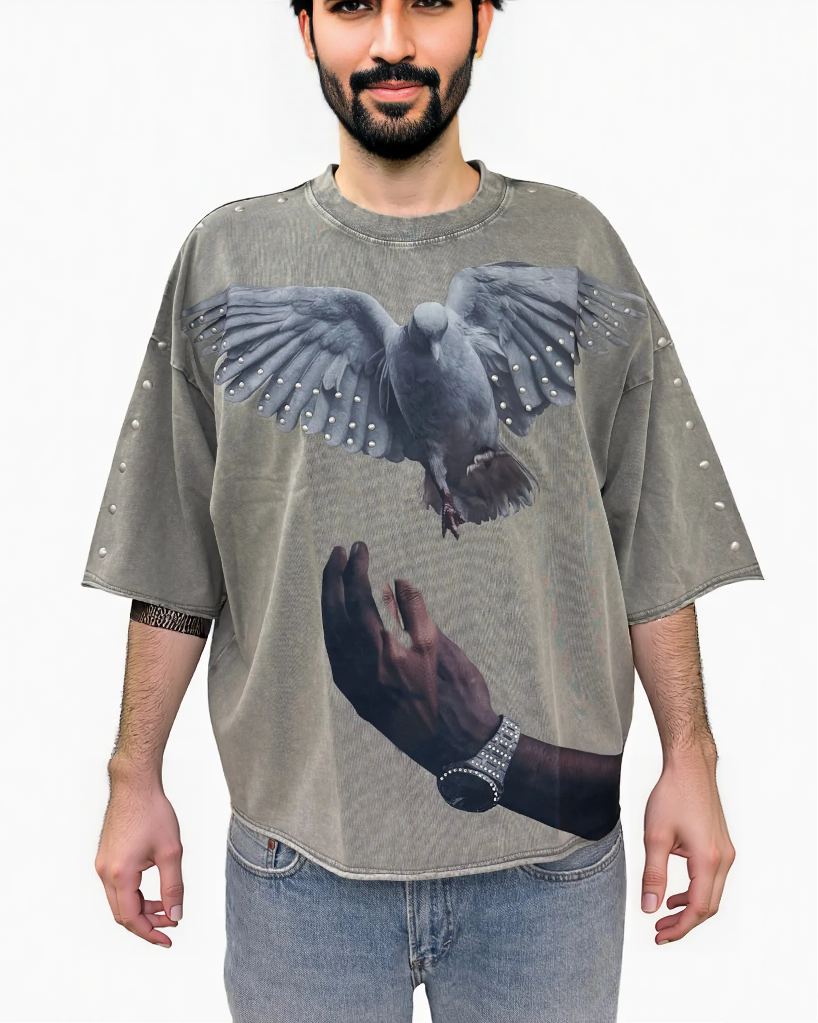 Peace Cropped Shirt