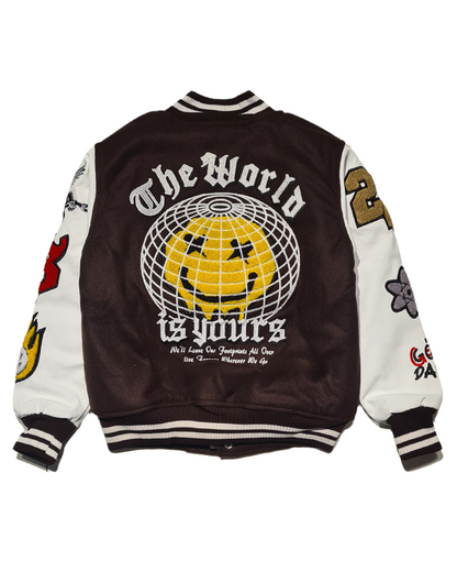 Kids The World Is Yours Varsity Jacket