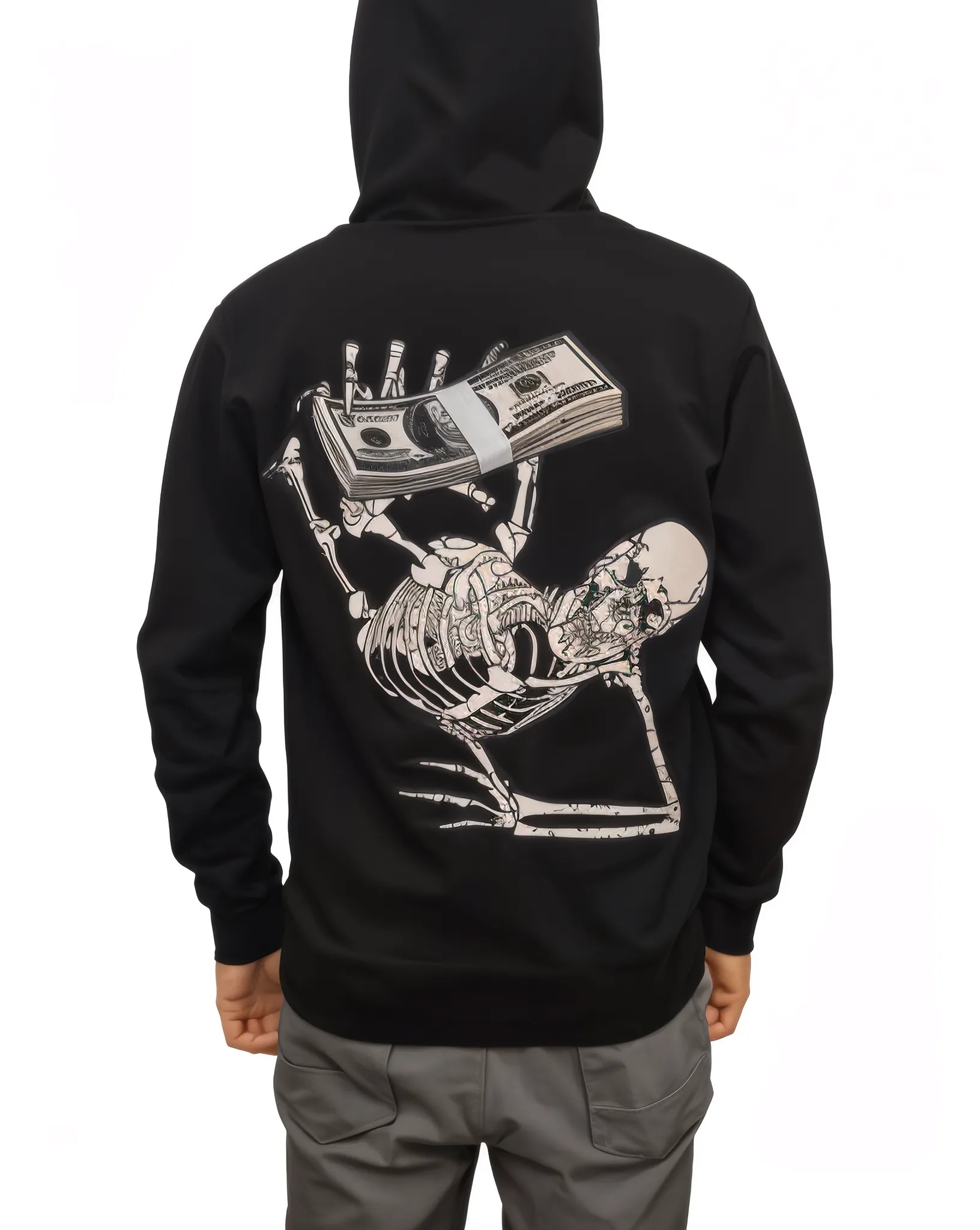 Skeleton Money Hoodie