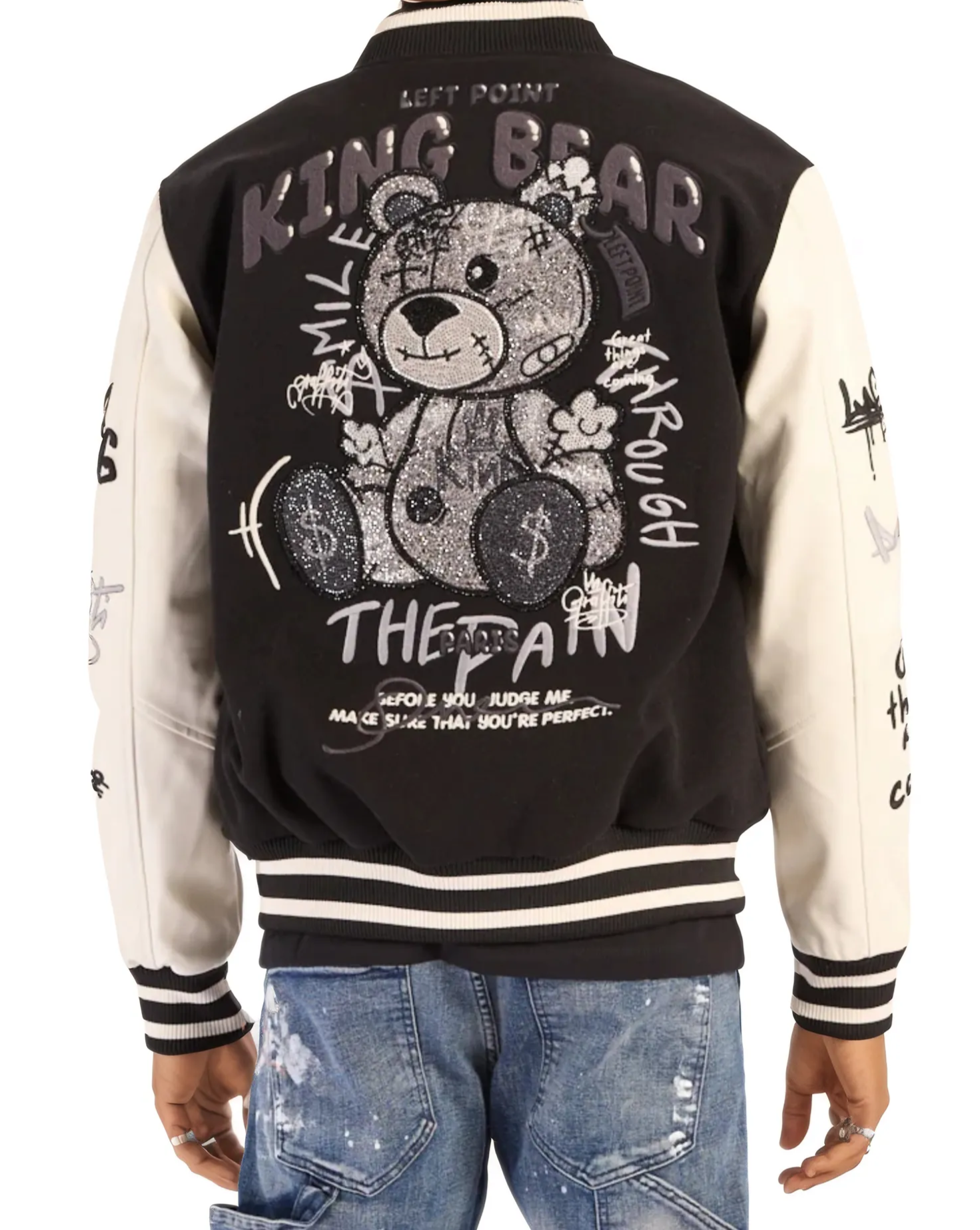 College Pamp Bear Jacket