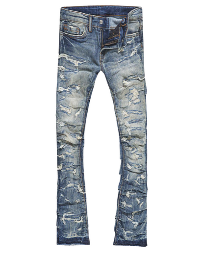 Kids Stacked Ripple Jeans 1157